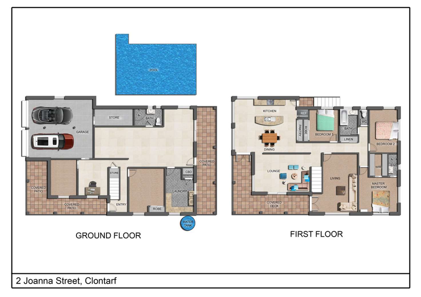 Floorplan of Homely house listing, 2 Joanna Street, Clontarf QLD 4019