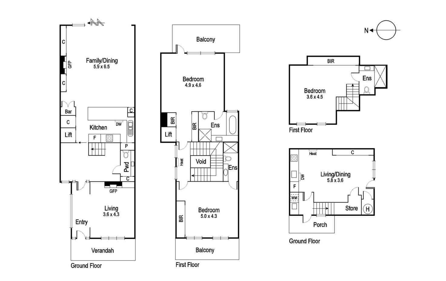 Floorplan of Homely house listing, 52 Millswyn Street, South Yarra VIC 3141