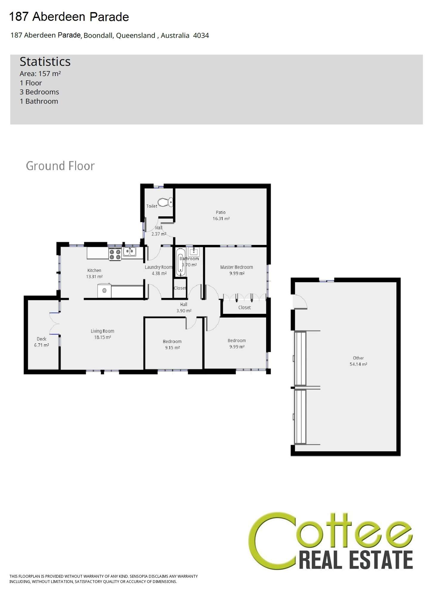 Floorplan of Homely house listing, 187 Aberdeen Parade, Boondall QLD 4034