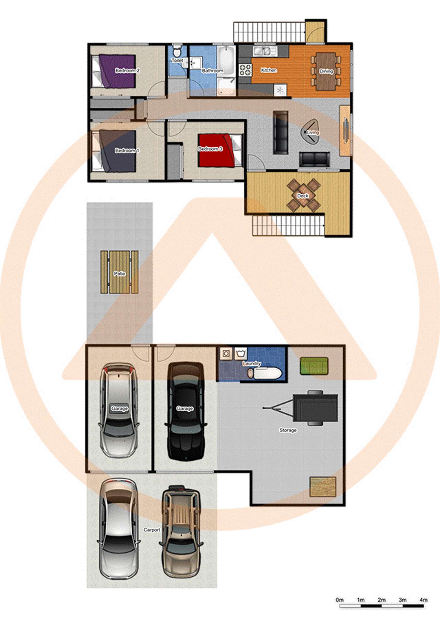 Floorplan of Homely house listing, 23 Coachwood St, Crestmead QLD 4132