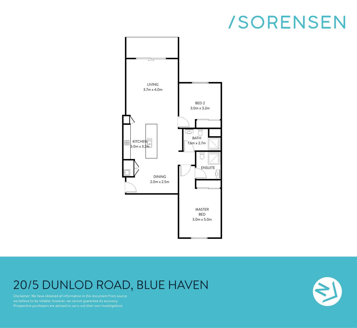 Floorplan of Homely unit listing, 20/5 Dunlop Road, Blue Haven NSW 2262