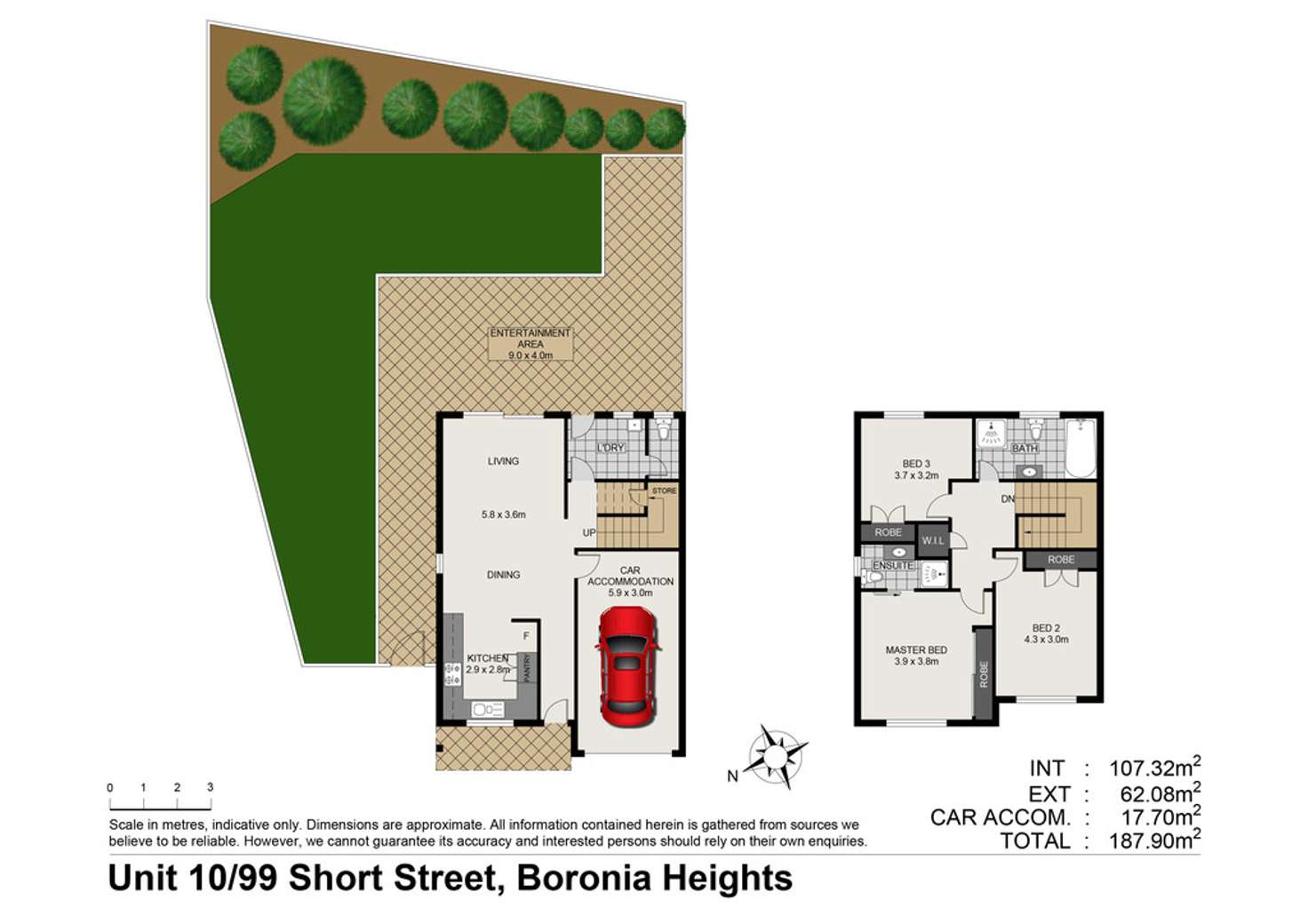 Floorplan of Homely townhouse listing, 10/99 SHORT STREET, Boronia Heights QLD 4124