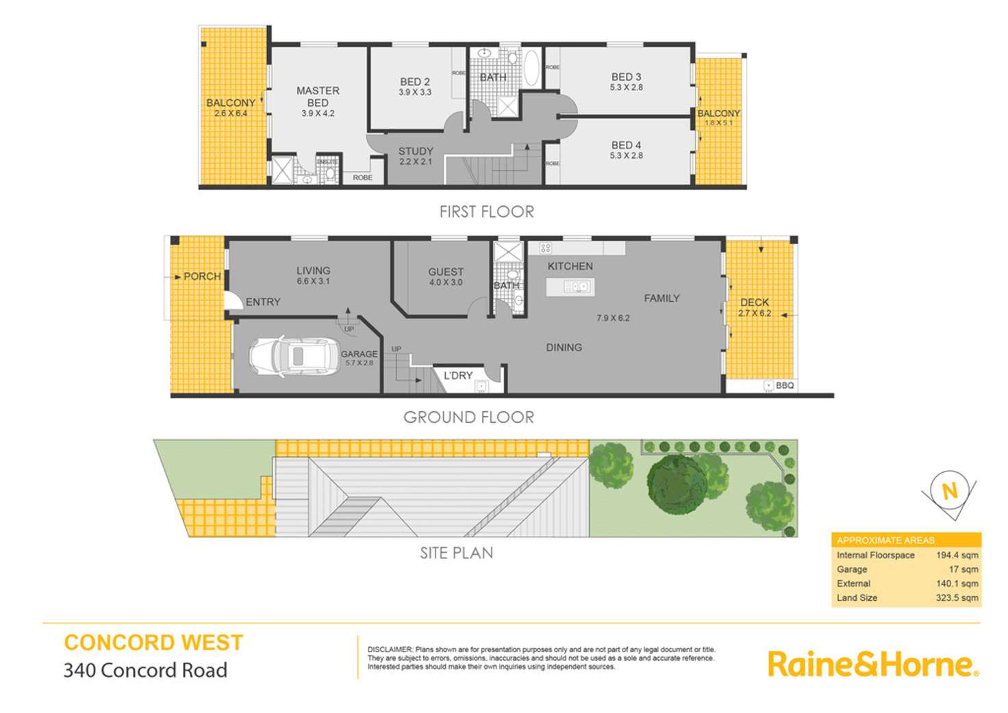 Floorplan of Homely semiDetached listing, 340 Concord Road, Concord West NSW 2138