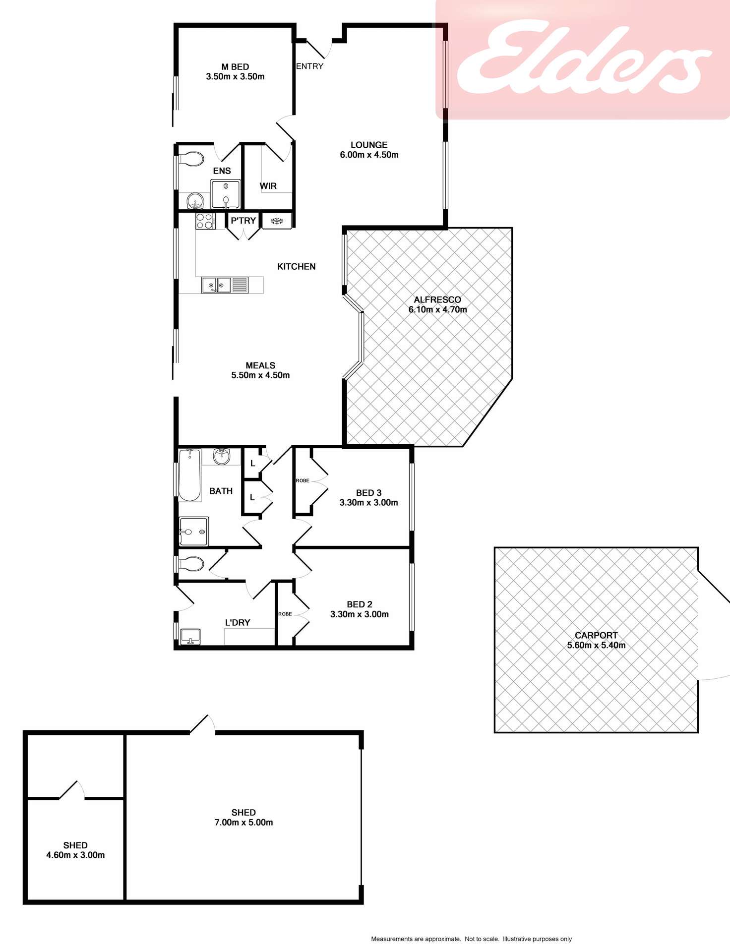 Floorplan of Homely house listing, 5 Juniper Way, Baranduda VIC 3691