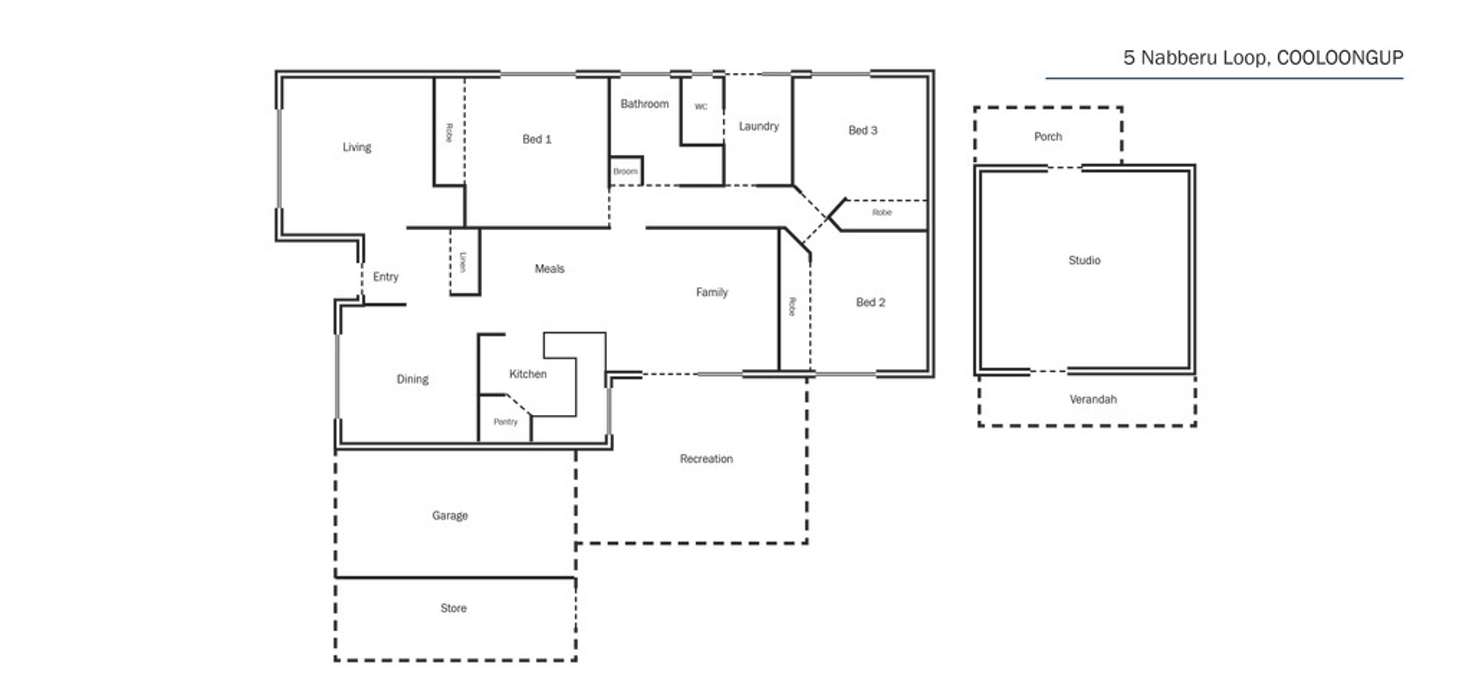 Floorplan of Homely house listing, 5 Nabberu Loop, Cooloongup WA 6168