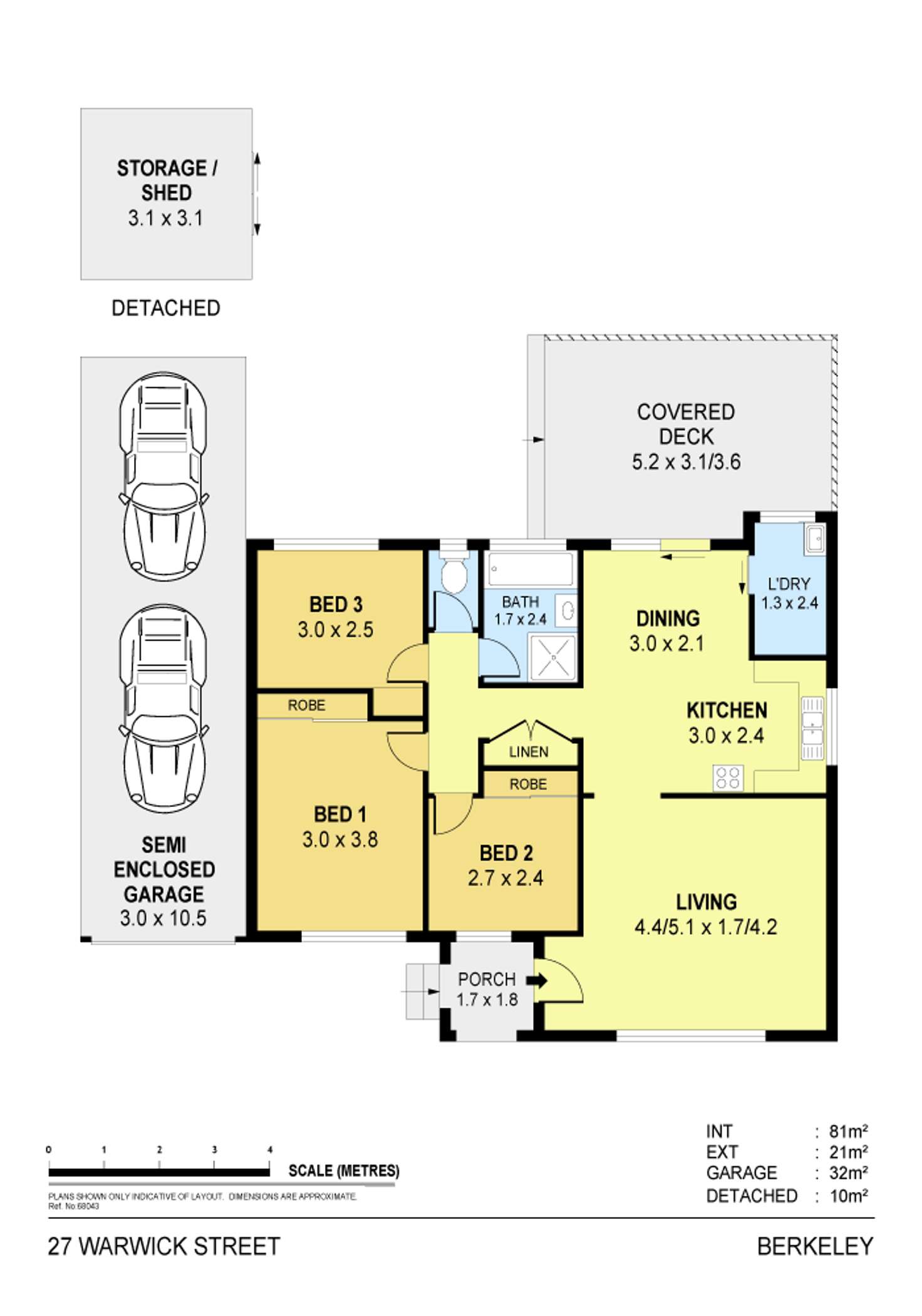 Floorplan of Homely house listing, 27 Warwick Street, Berkeley NSW 2506