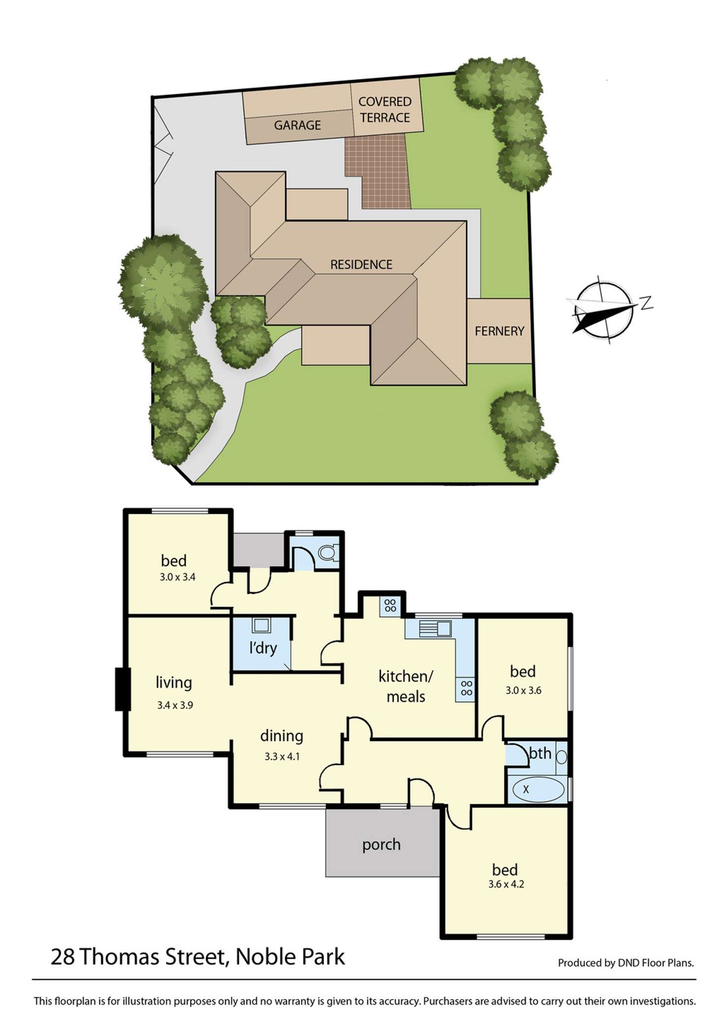 Floorplan of Homely house listing, 28 Thomas Street, Noble Park VIC 3174