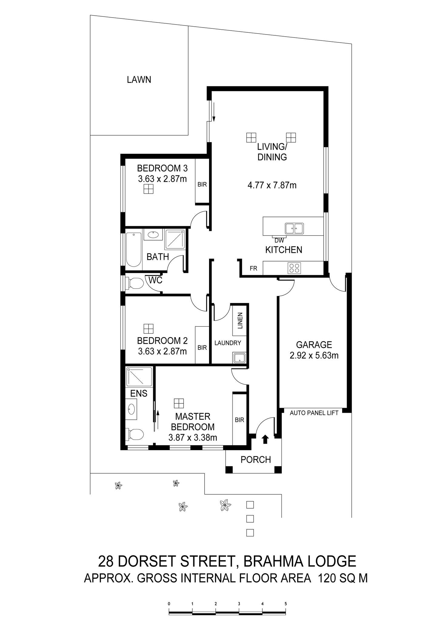Floorplan of Homely house listing, 28 Dorset Street, Brahma Lodge SA 5109