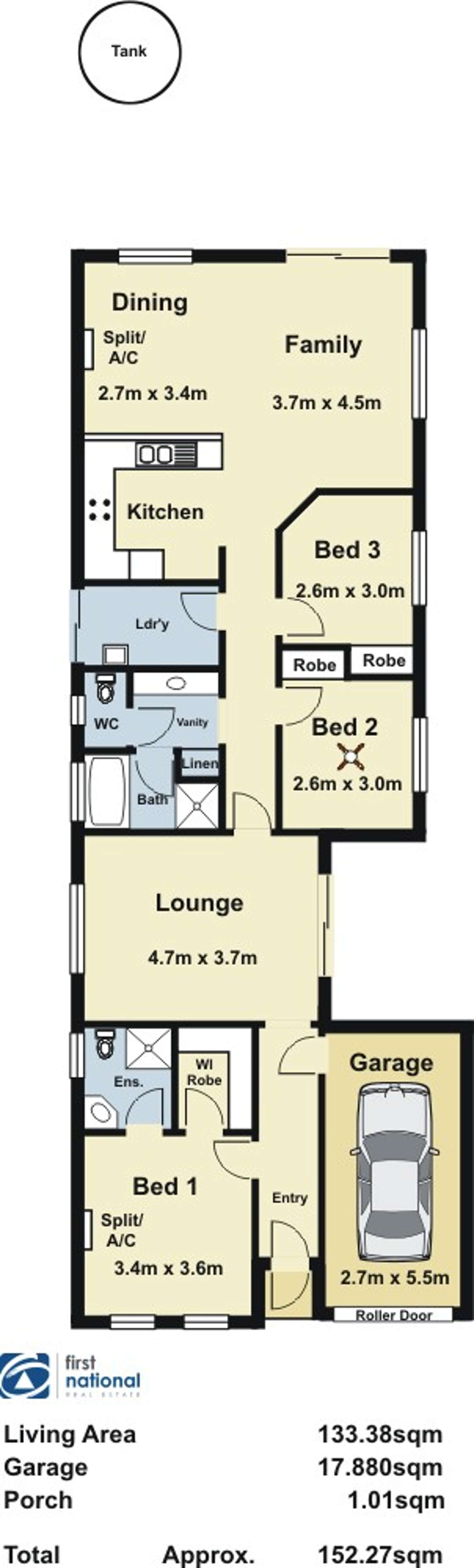 Floorplan of Homely house listing, 25A Jane St, Smithfield SA 5114