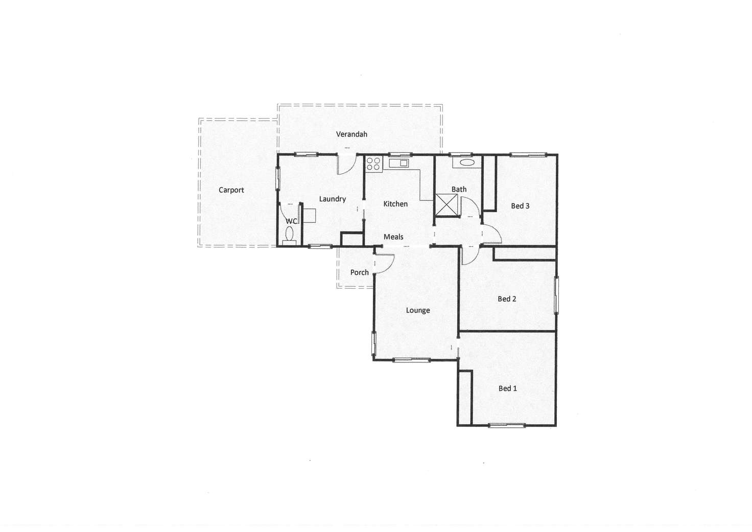 Floorplan of Homely house listing, 8 Bonnin Avenue, Ararat VIC 3377