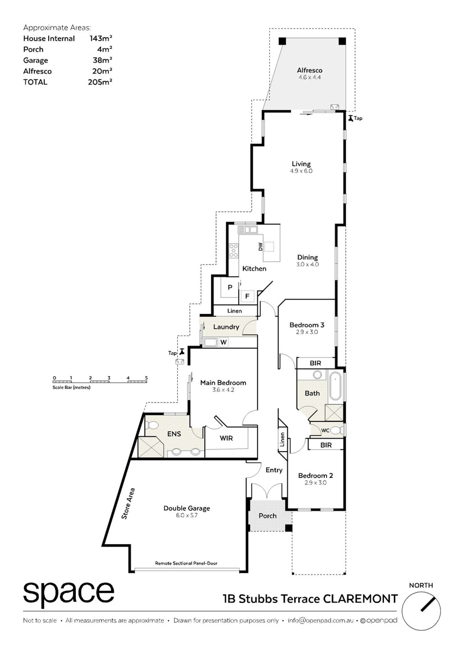 Floorplan of Homely house listing, 1B Stubbs Terrace, Claremont WA 6010