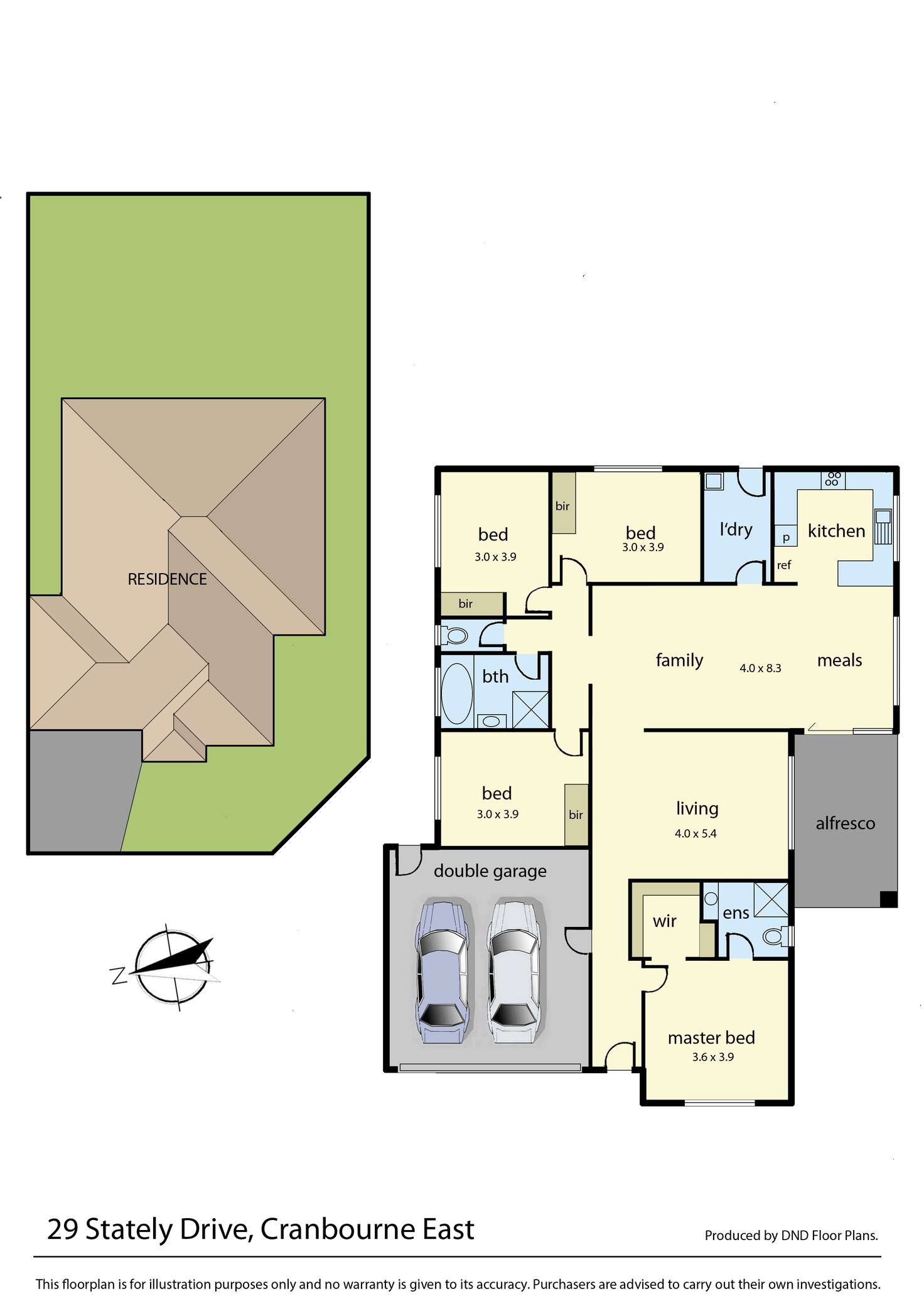Floorplan of Homely house listing, 29 Stately Drive, Cranbourne East VIC 3977
