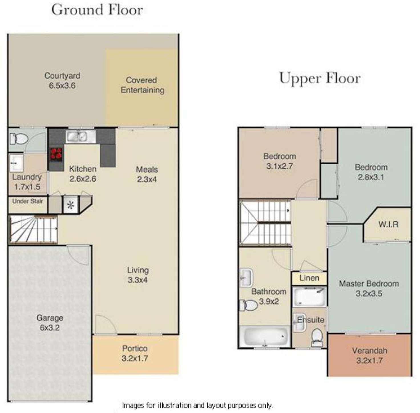 Floorplan of Homely townhouse listing, 12 Timms Road, Everton Park QLD 4053