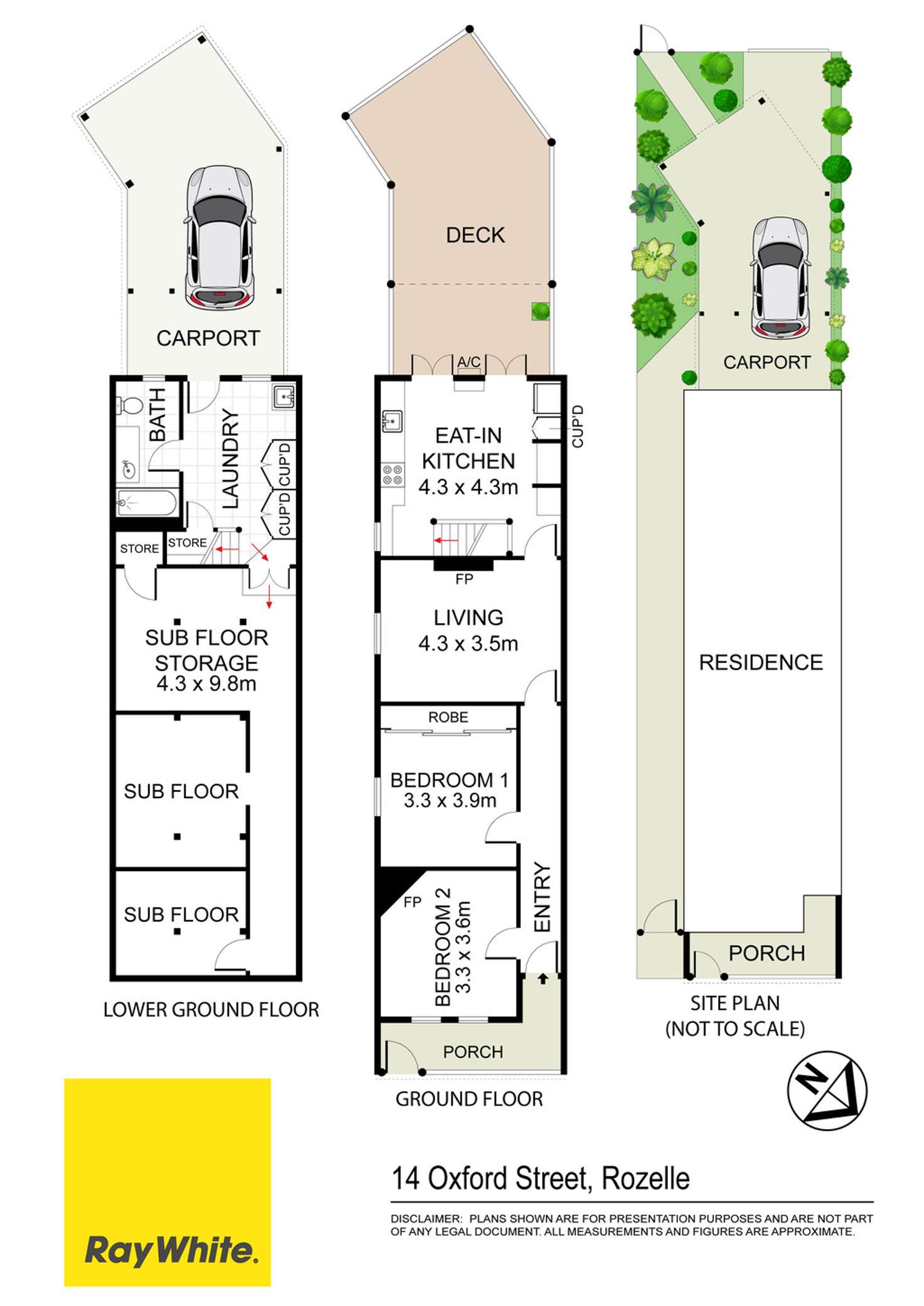 Floorplan of Homely house listing, 14 Oxford Street, Rozelle NSW 2039