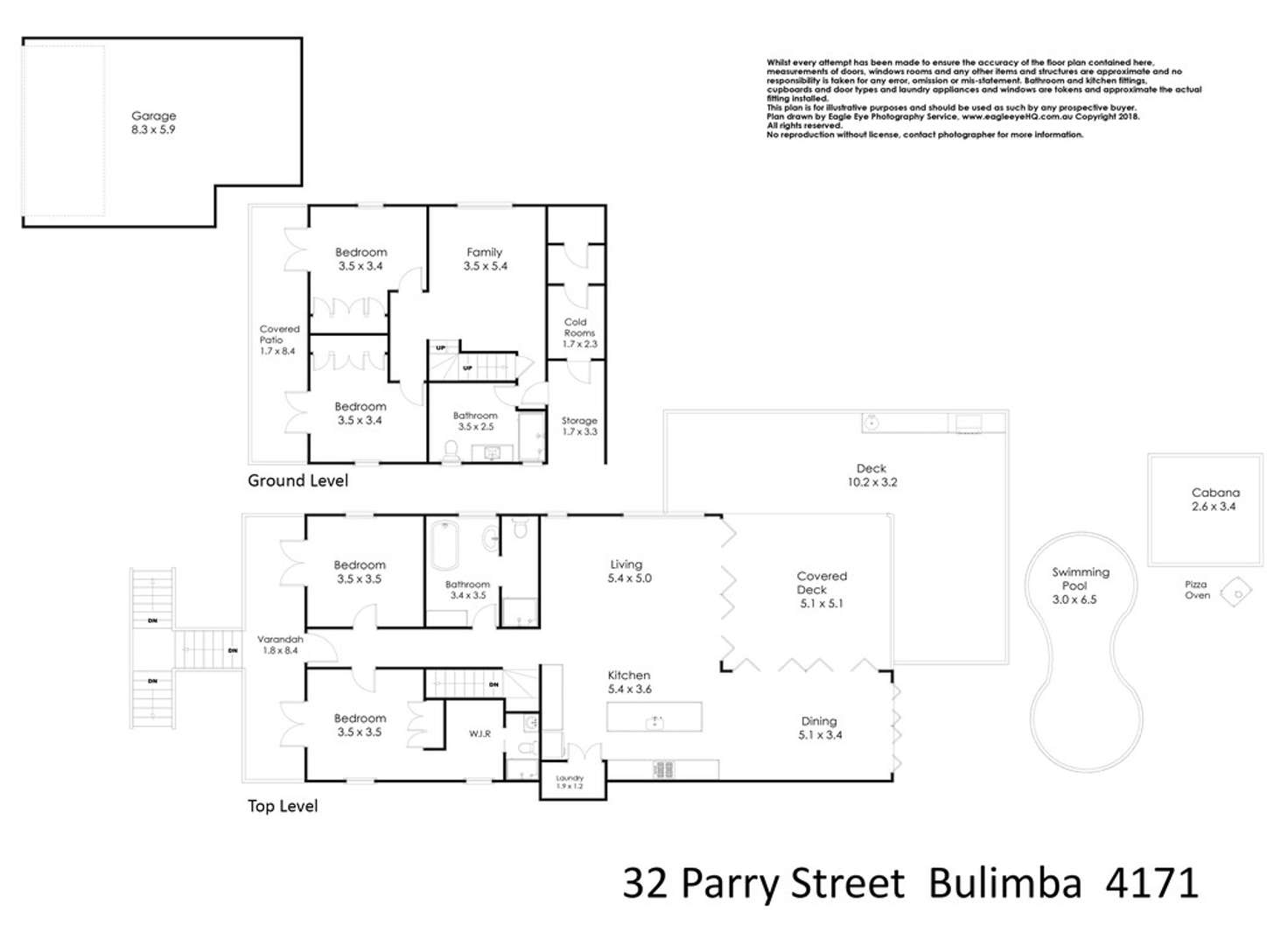 Floorplan of Homely house listing, 32 Parry Street, Bulimba QLD 4171