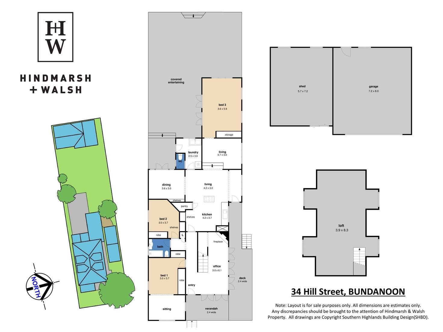 Floorplan of Homely house listing, 34 Hill Street, Bundanoon NSW 2578