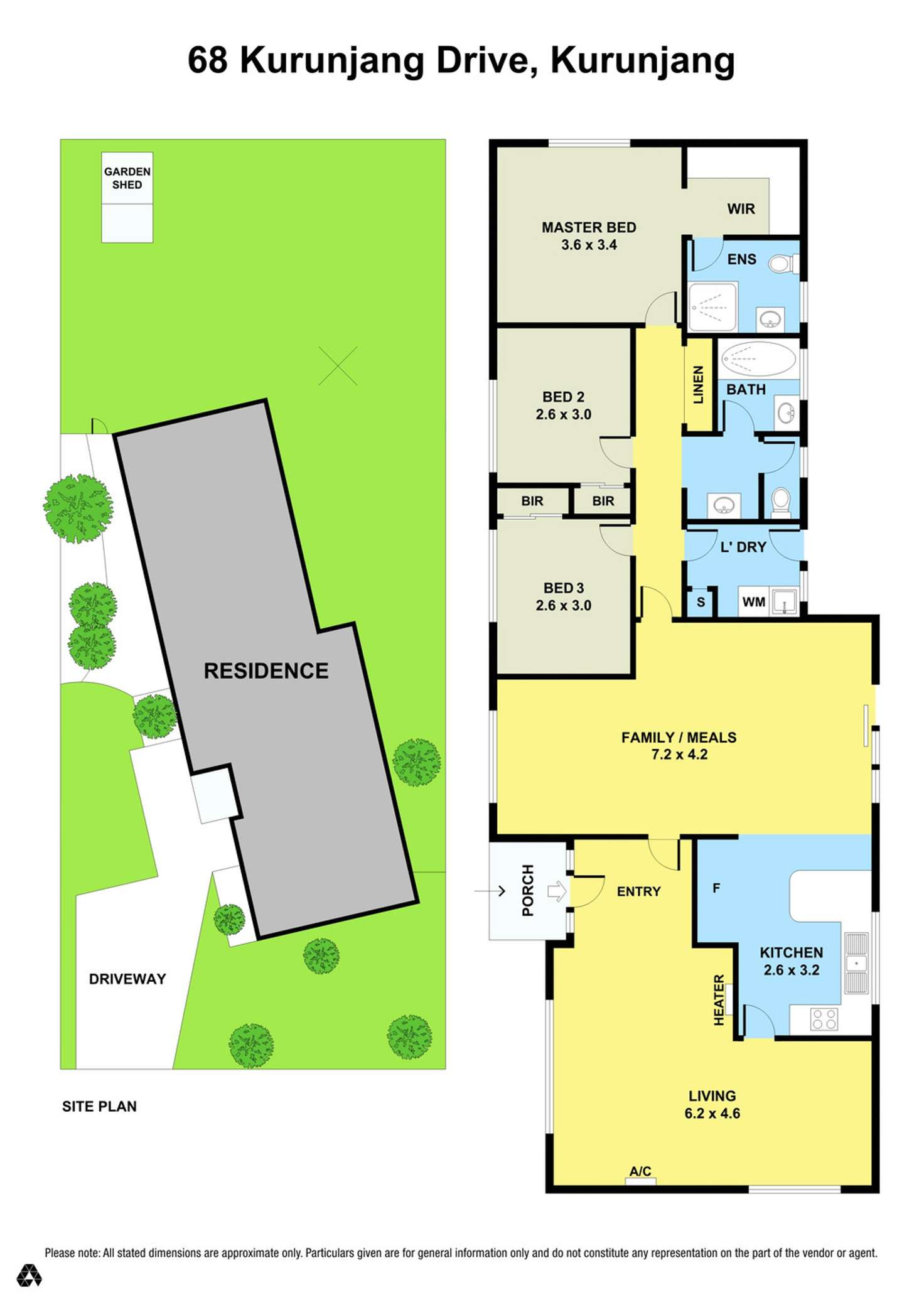 Floorplan of Homely house listing, 68 Kurunjang Drive, Kurunjang VIC 3337