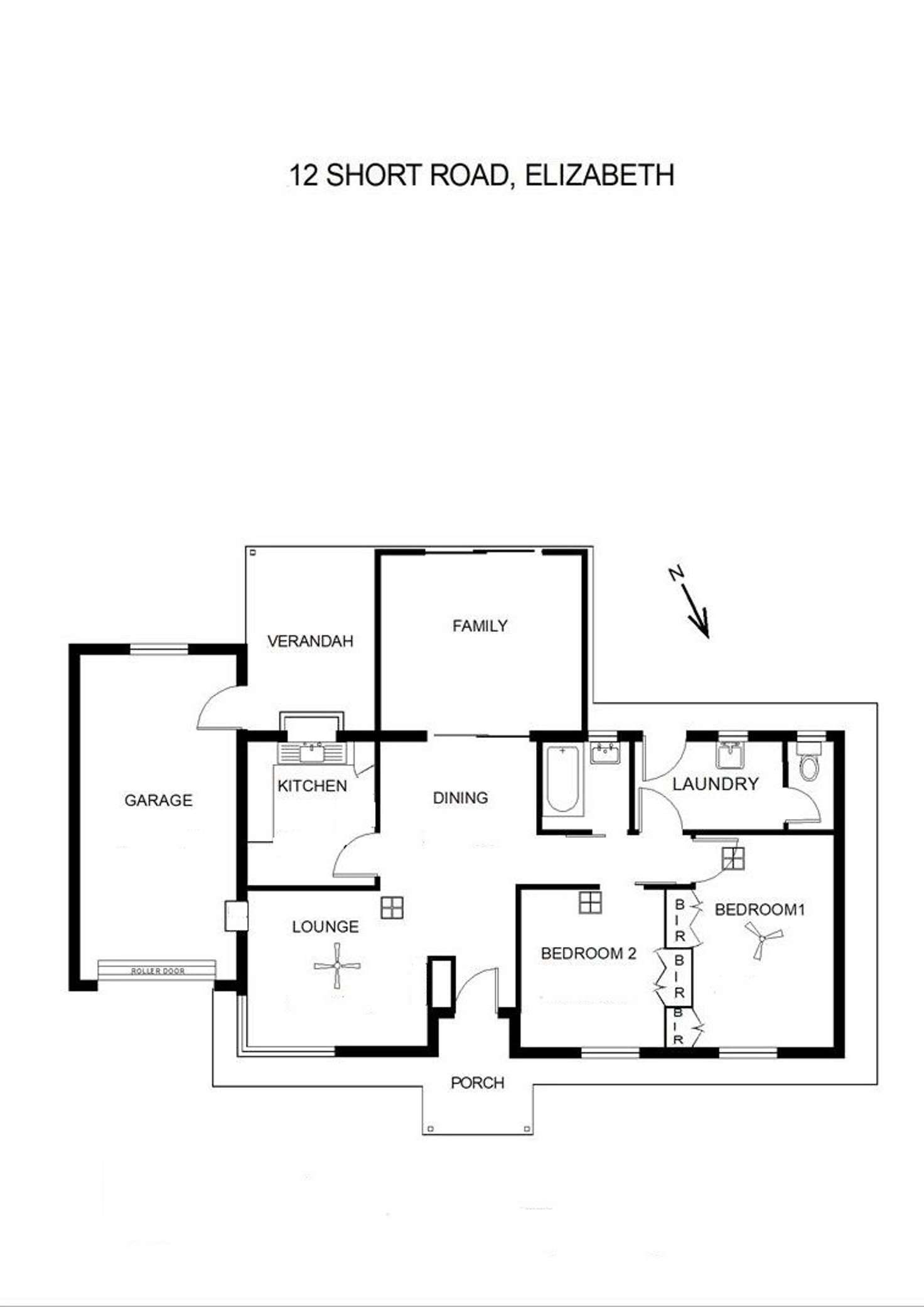 Floorplan of Homely house listing, 12 Short Road, Elizabeth SA 5112