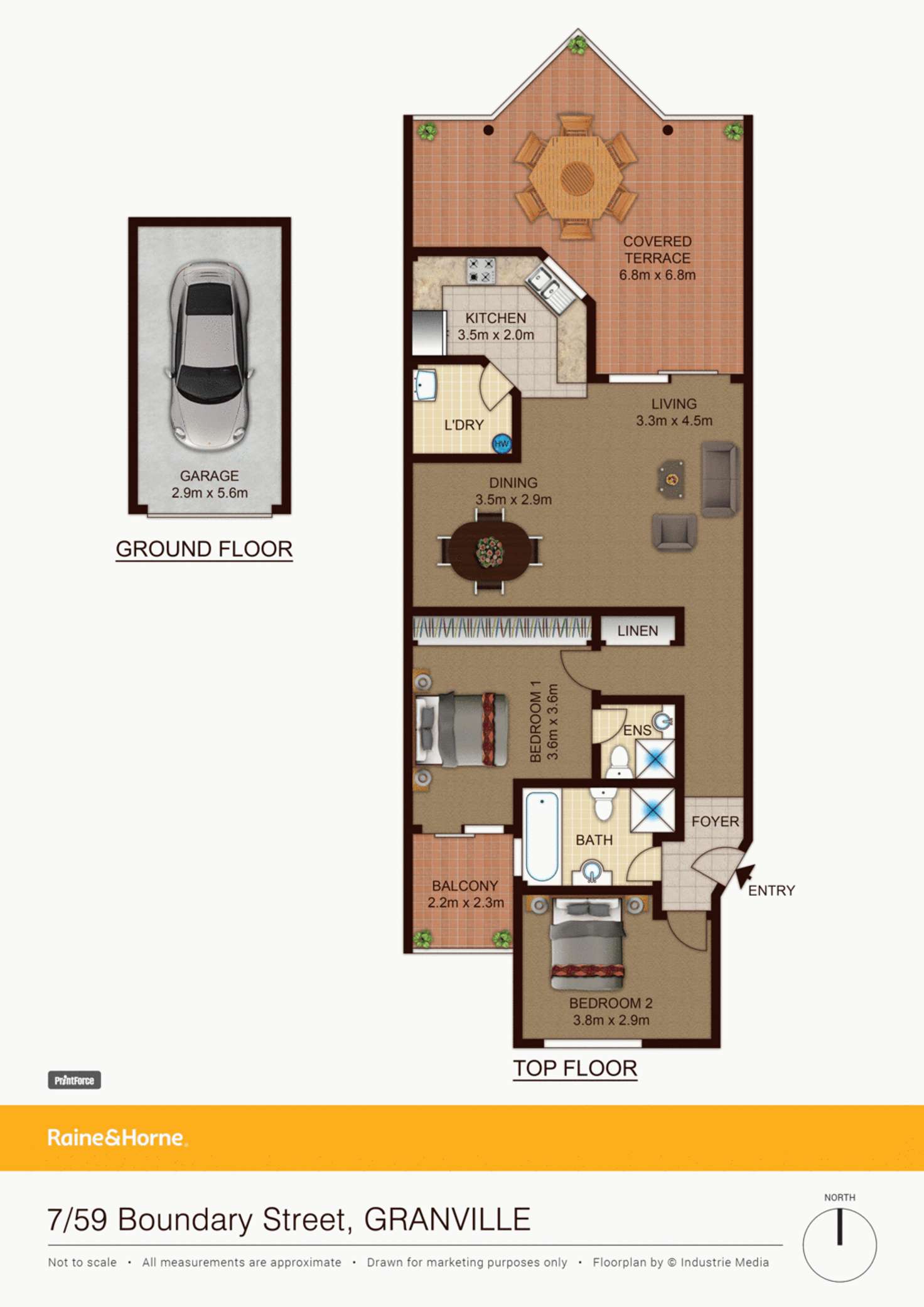 Floorplan of Homely apartment listing, 7, 59-63 Boundary Street, Granville NSW 2142