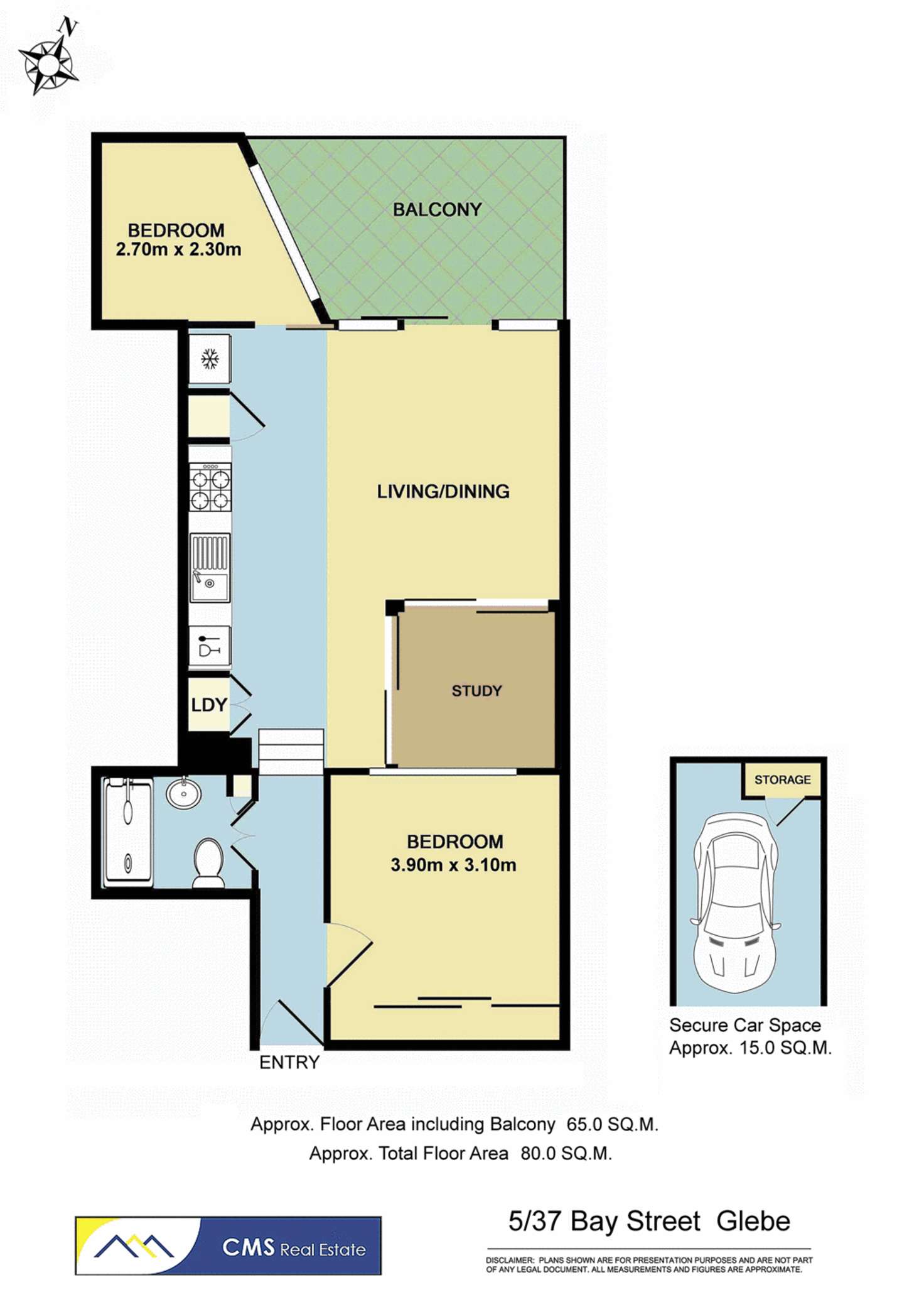 Floorplan of Homely apartment listing, 5/37 BAY STREET, Glebe NSW 2037