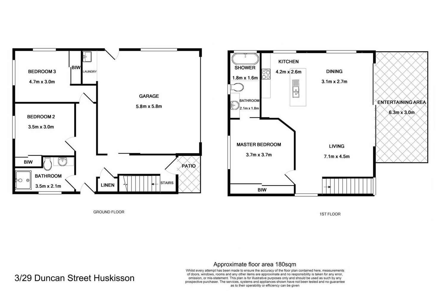 Floorplan of Homely house listing, 3/29 Duncan Street, Huskisson NSW 2540
