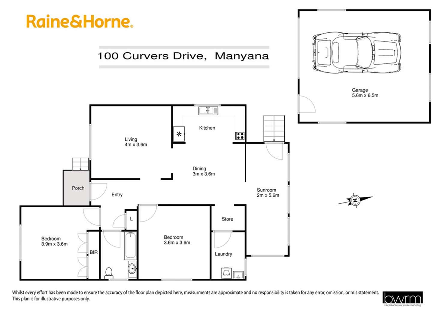 Floorplan of Homely house listing, 100 Curvers Drive, Manyana NSW 2539