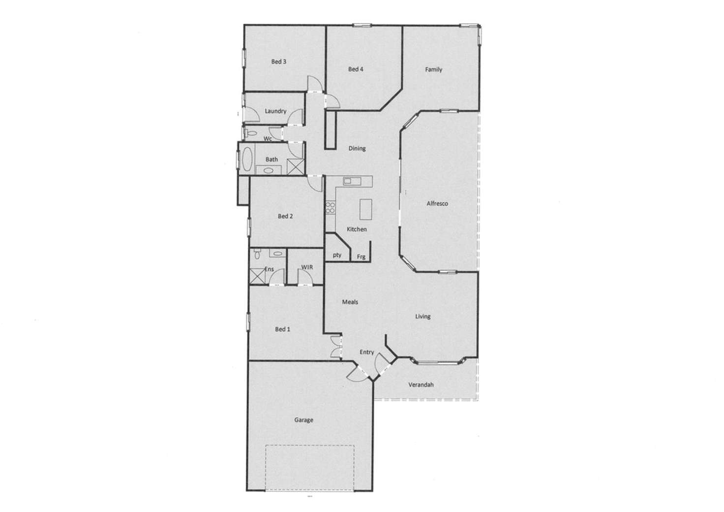 Floorplan of Homely house listing, 19 King Street, Beaufort VIC 3373