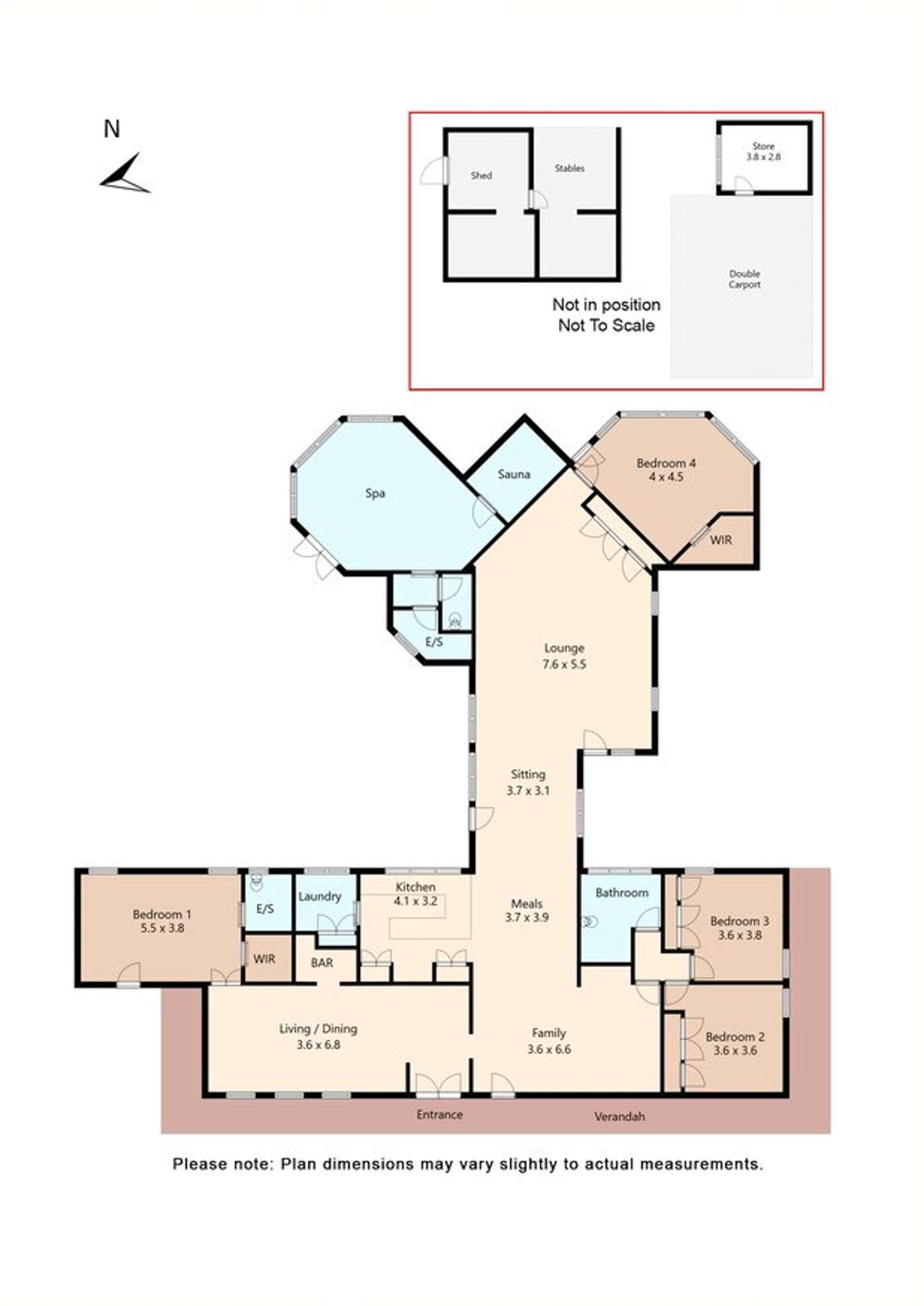 Floorplan of Homely house listing, 59 Mendhams Dam Road, Creswick VIC 3363