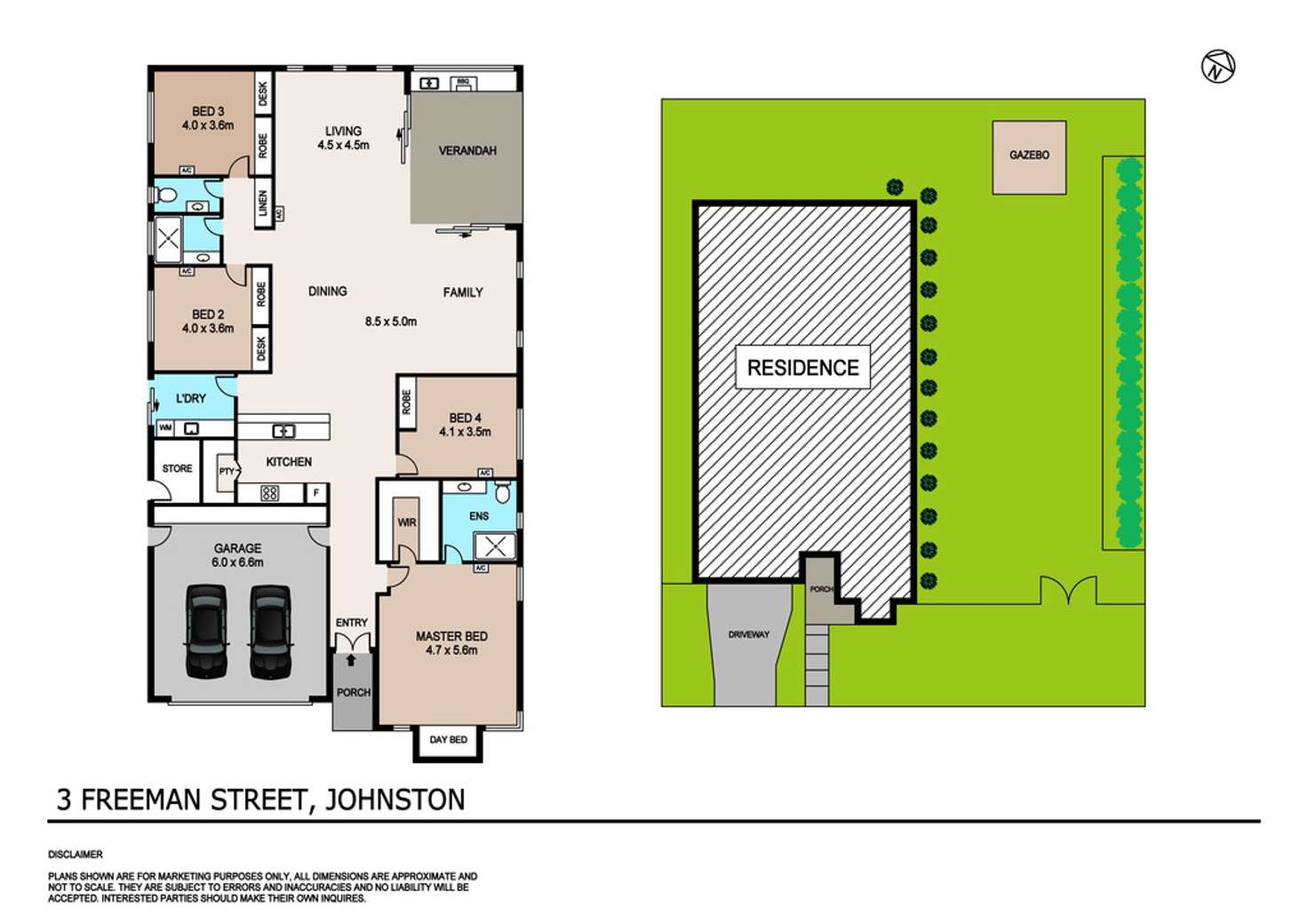 Floorplan of Homely house listing, 3 Freeman Street, Johnston NT 832