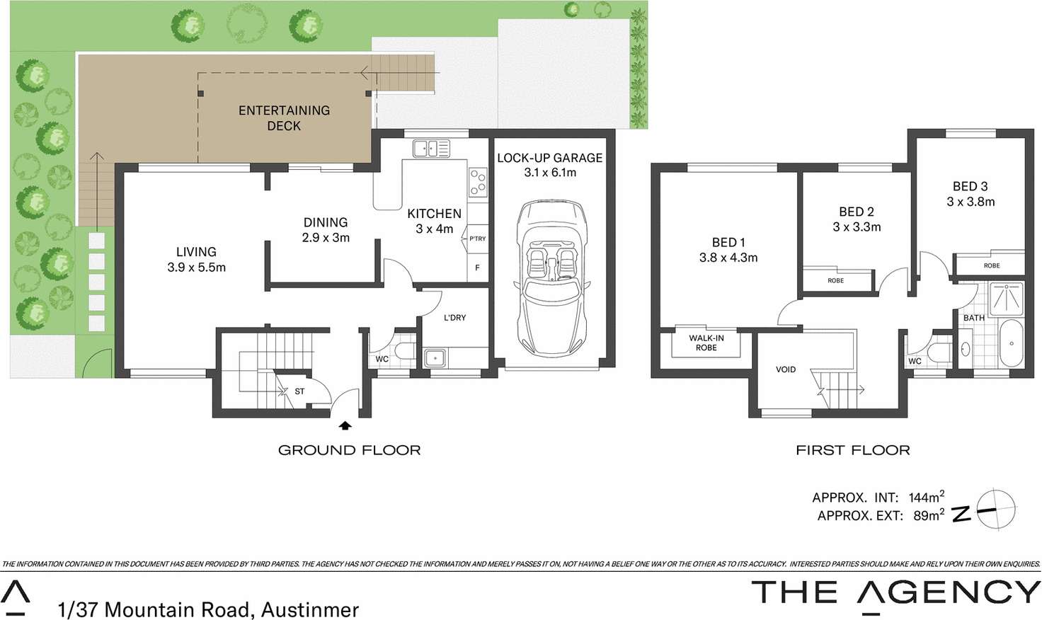 Floorplan of Homely townhouse listing, 1/37 Mountain Road, Austinmer NSW 2515