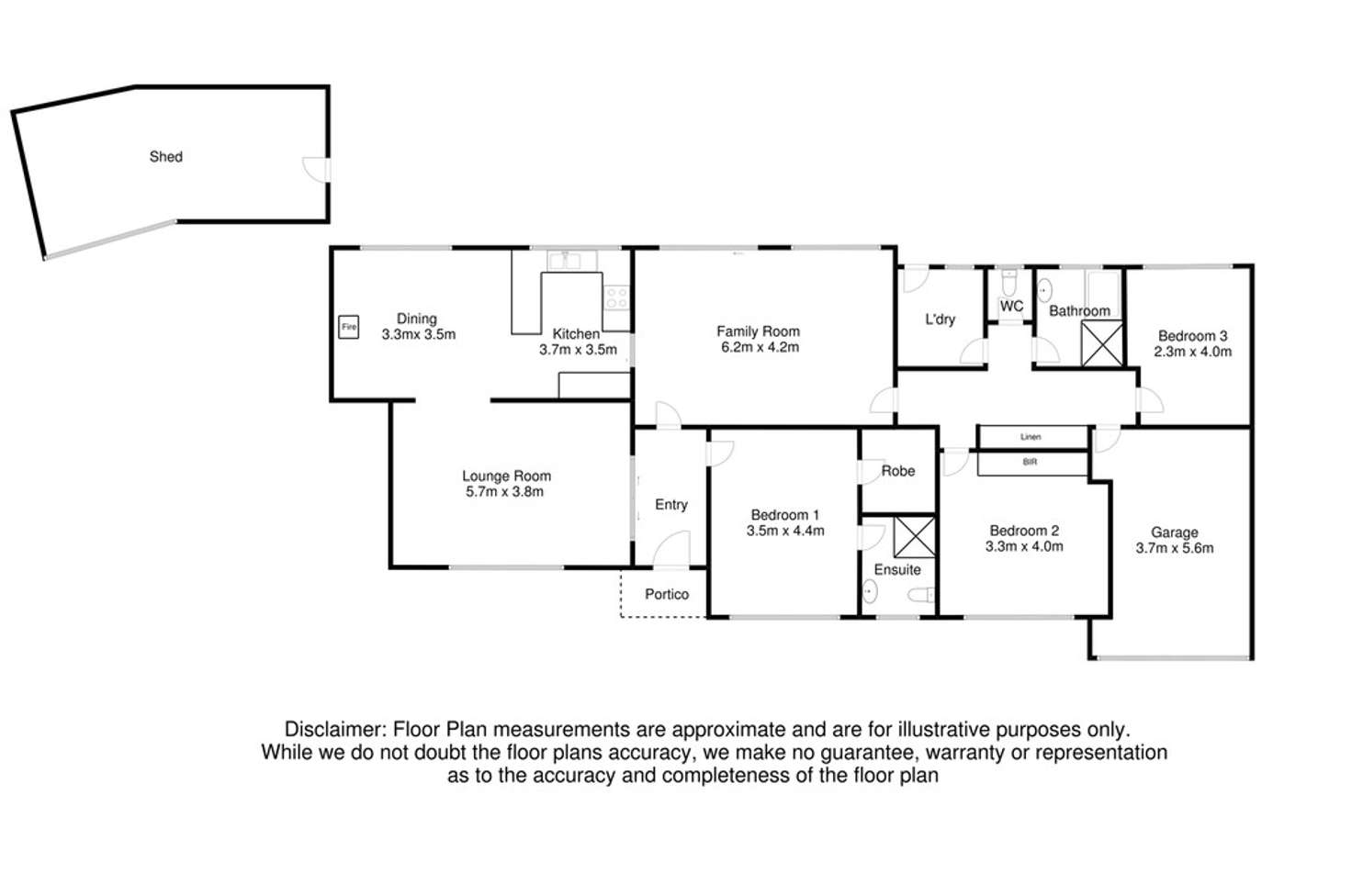 Floorplan of Homely house listing, 5 Beth Place, Mount Gambier SA 5290