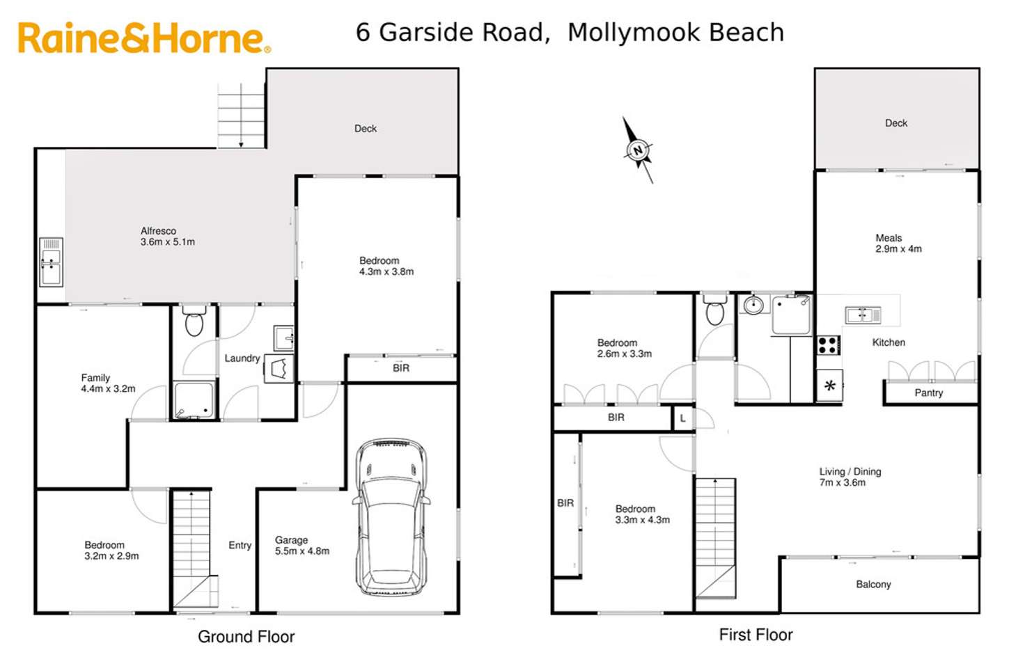 Floorplan of Homely house listing, 6 Garside Road, Mollymook Beach NSW 2539