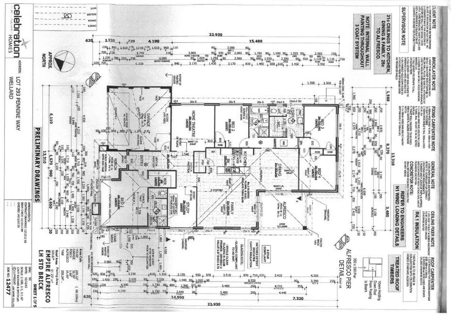Floorplan of Homely house listing, 12 Pennine Way, Wellard WA 6170