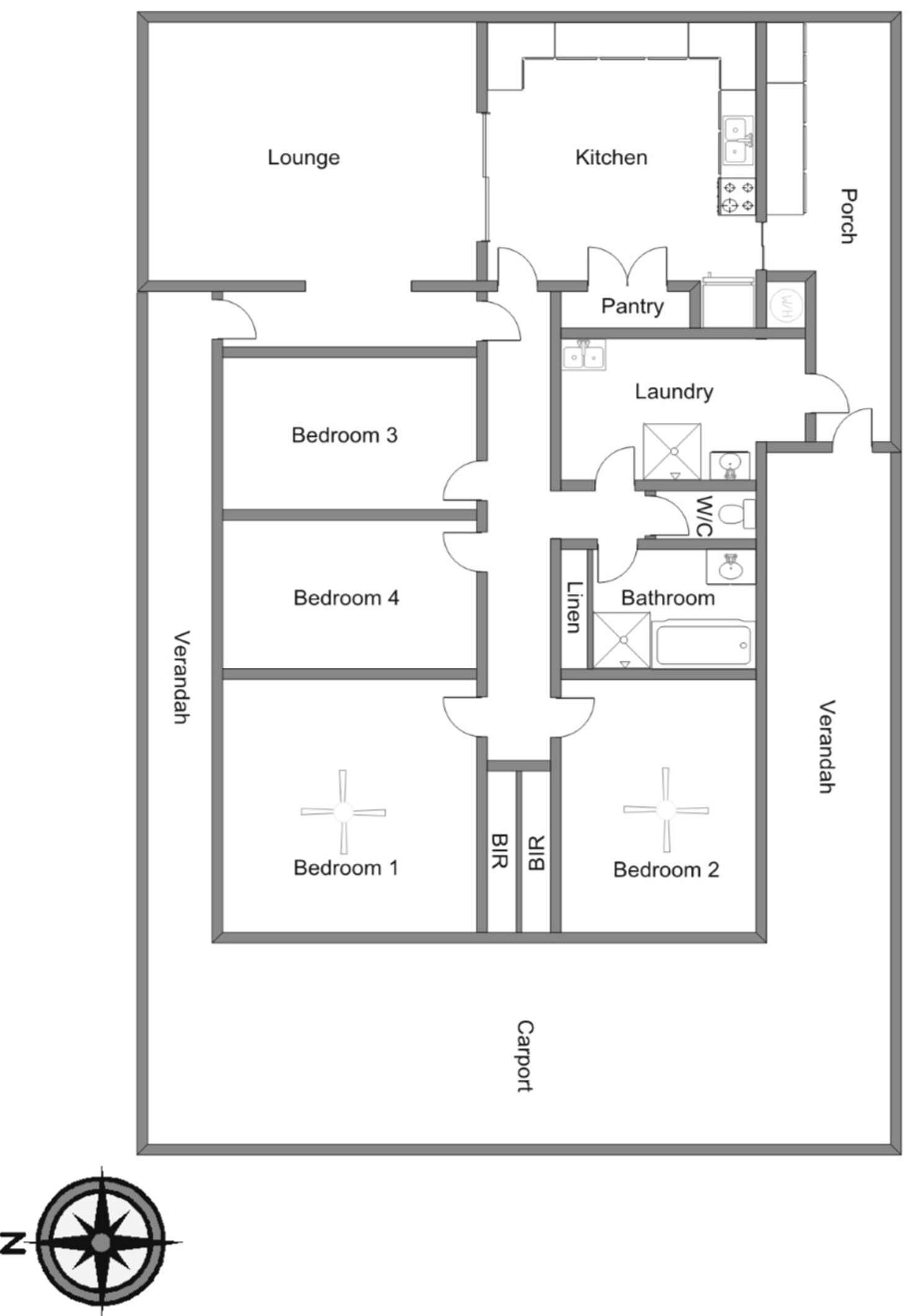 Floorplan of Homely house listing, 30 Crocker Street, Bordertown SA 5268
