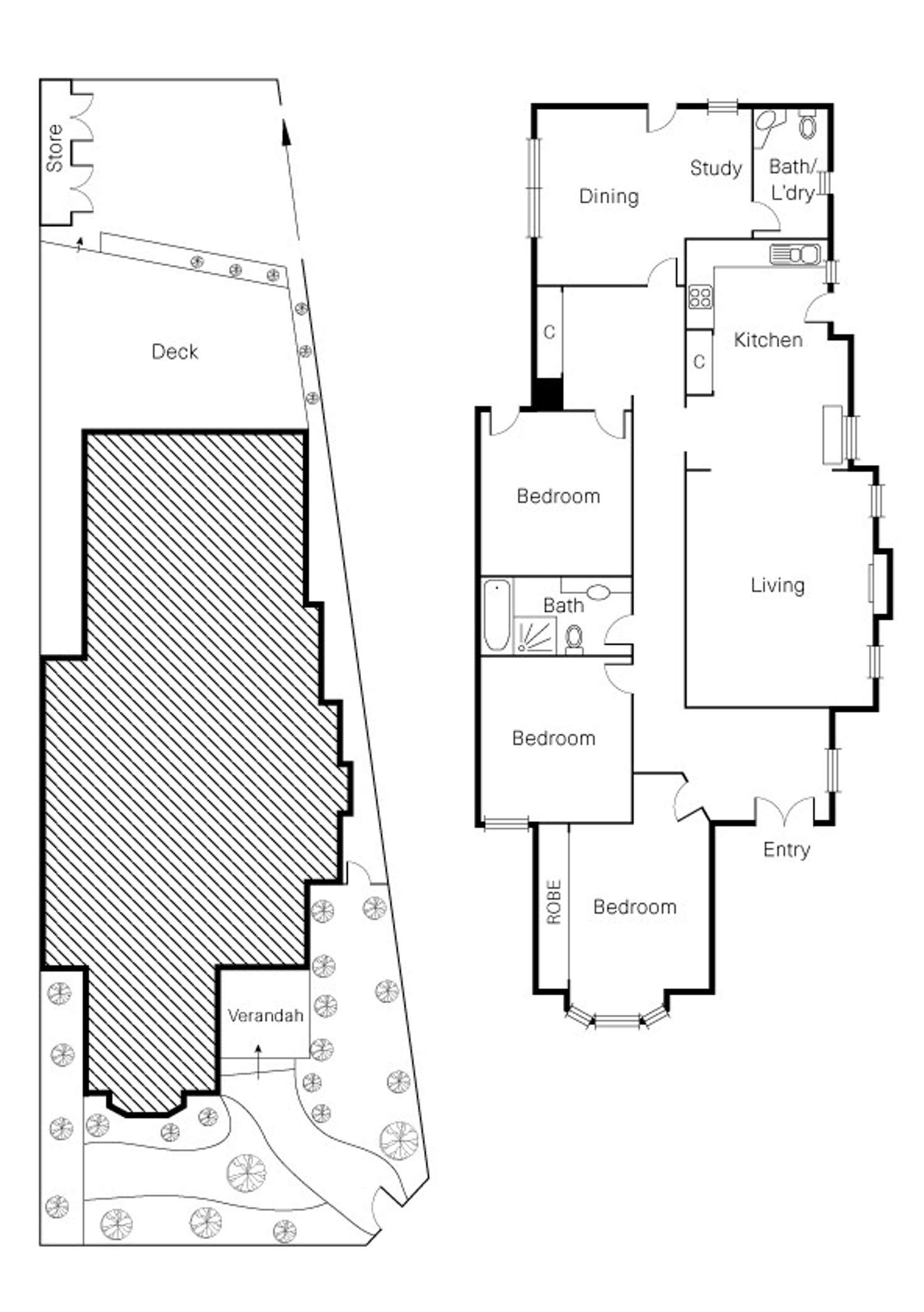 Floorplan of Homely house listing, 123 Kerferd Road, Albert Park VIC 3206