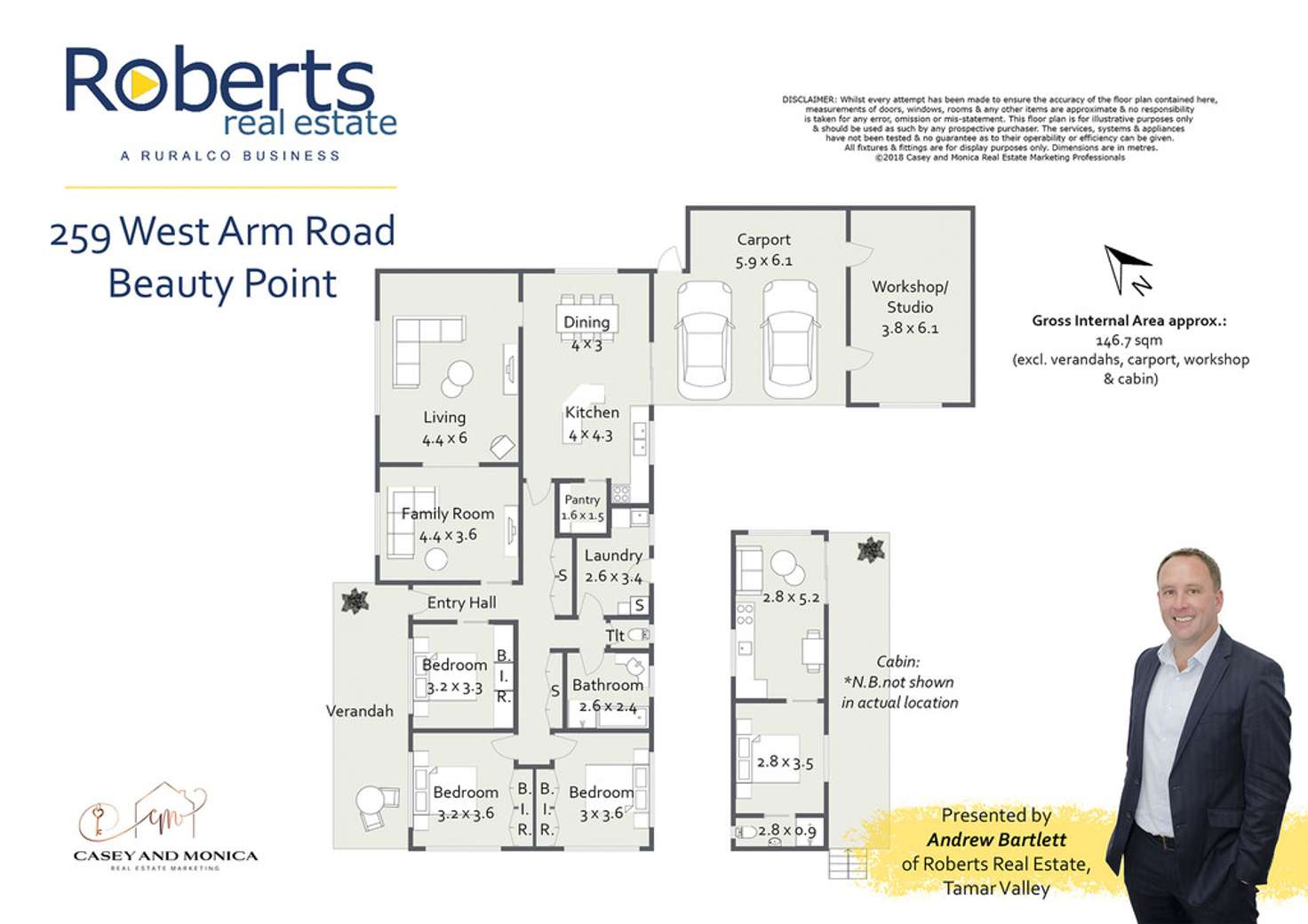 Floorplan of Homely house listing, 259 West Arm Road, Beauty Point TAS 7270
