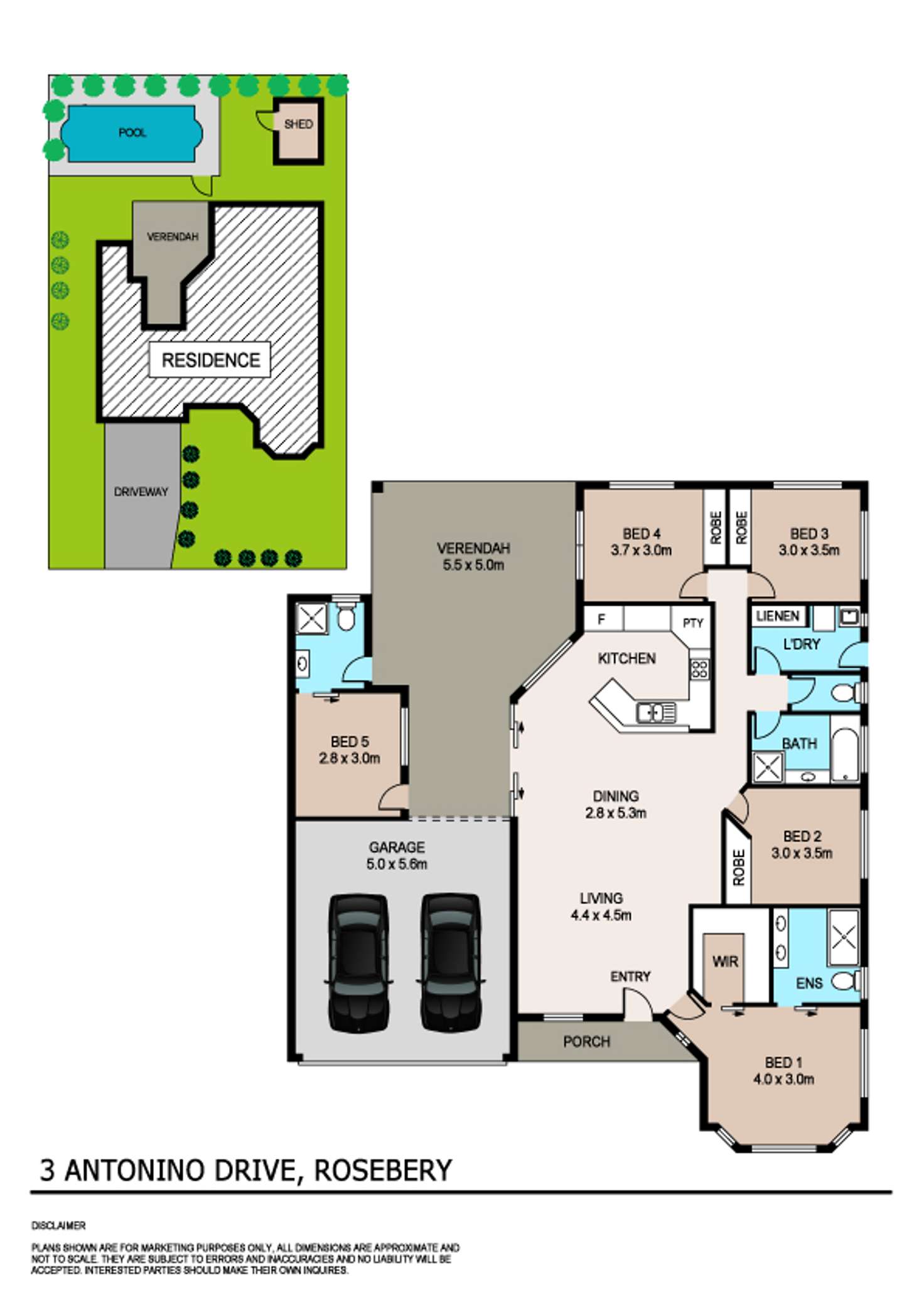 Floorplan of Homely house listing, 3 Antonino Drive, Rosebery NT 832