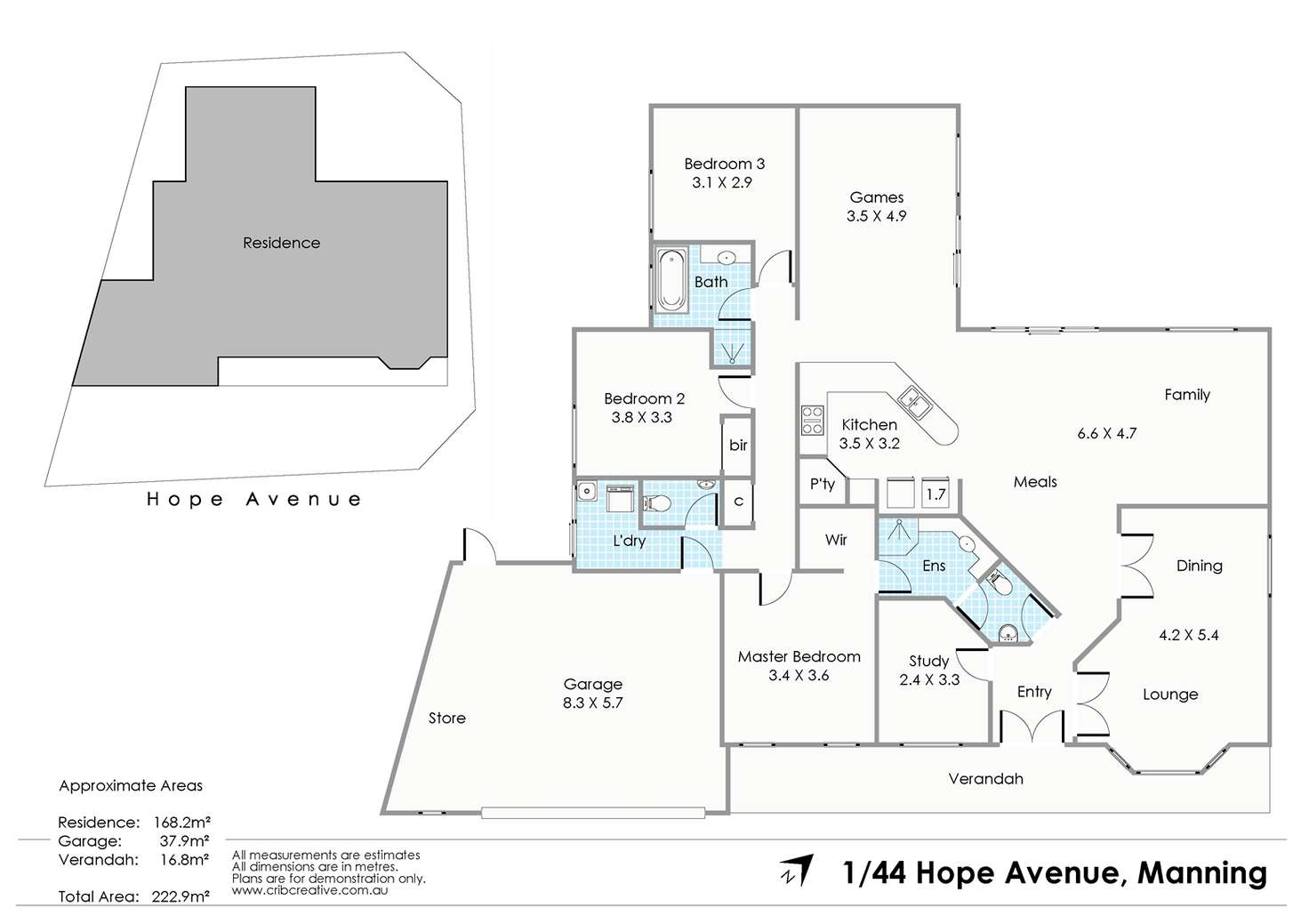 Floorplan of Homely house listing, 1/44 Hope Avenue, Manning WA 6152