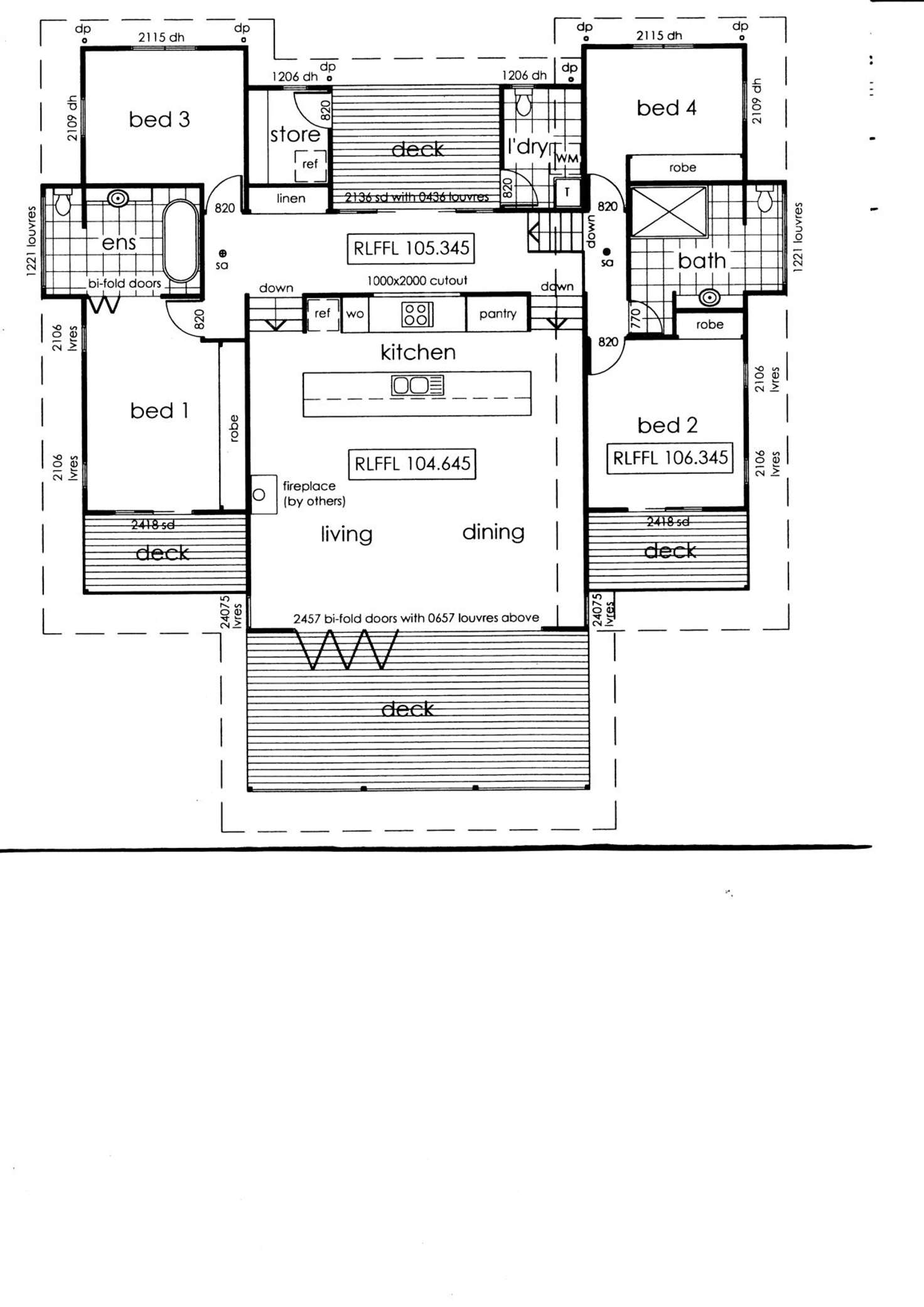 Floorplan of Homely acreageSemiRural listing, 45 Sallwood Court, Pinbarren QLD 4568