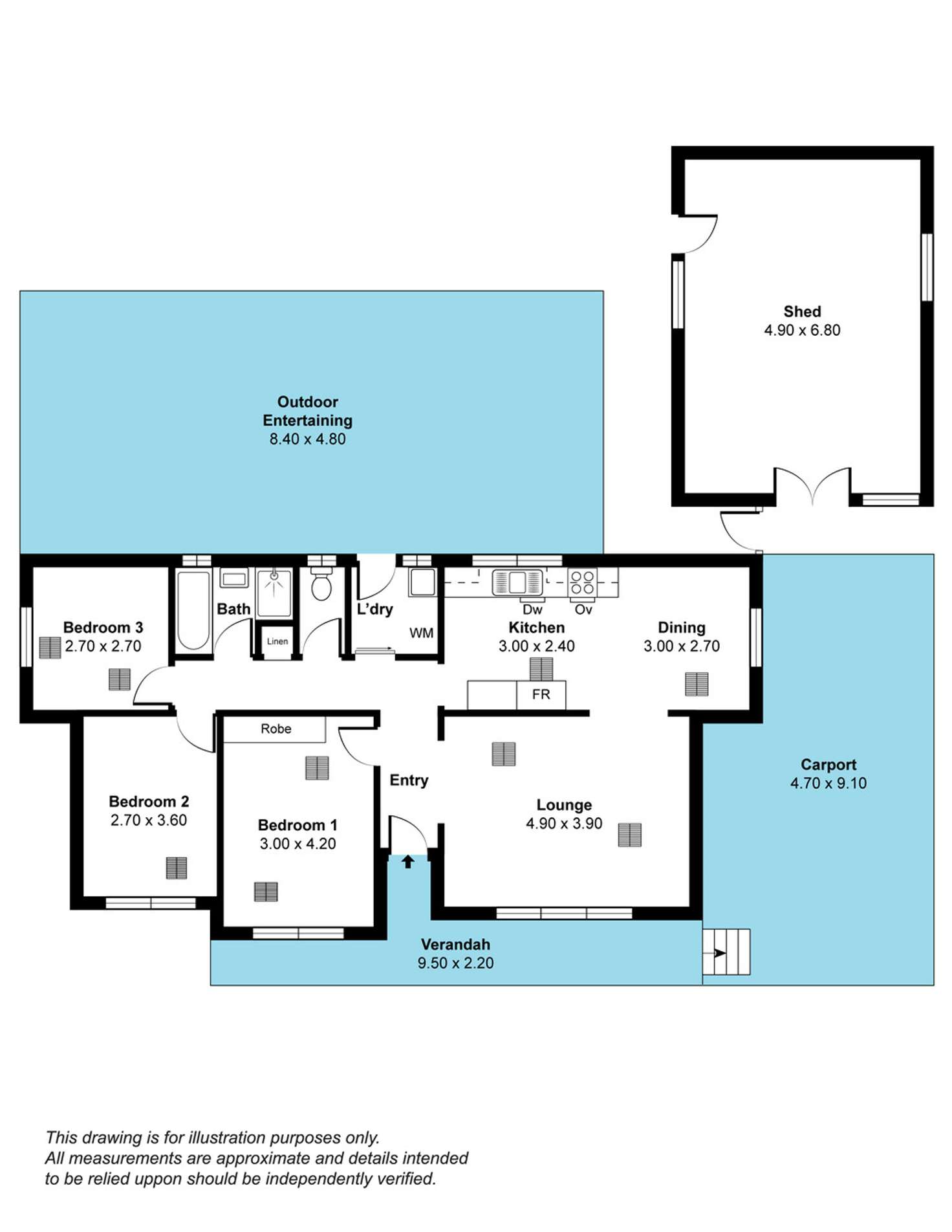 Floorplan of Homely house listing, 75 Booth Avenue, Morphett Vale SA 5162