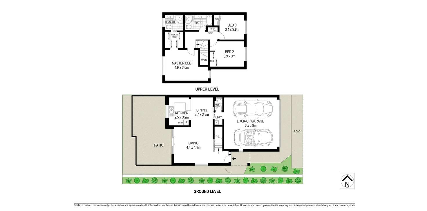 Floorplan of Homely townhouse listing, 57/10 TRIPCONY PLACE, Wakerley QLD 4154
