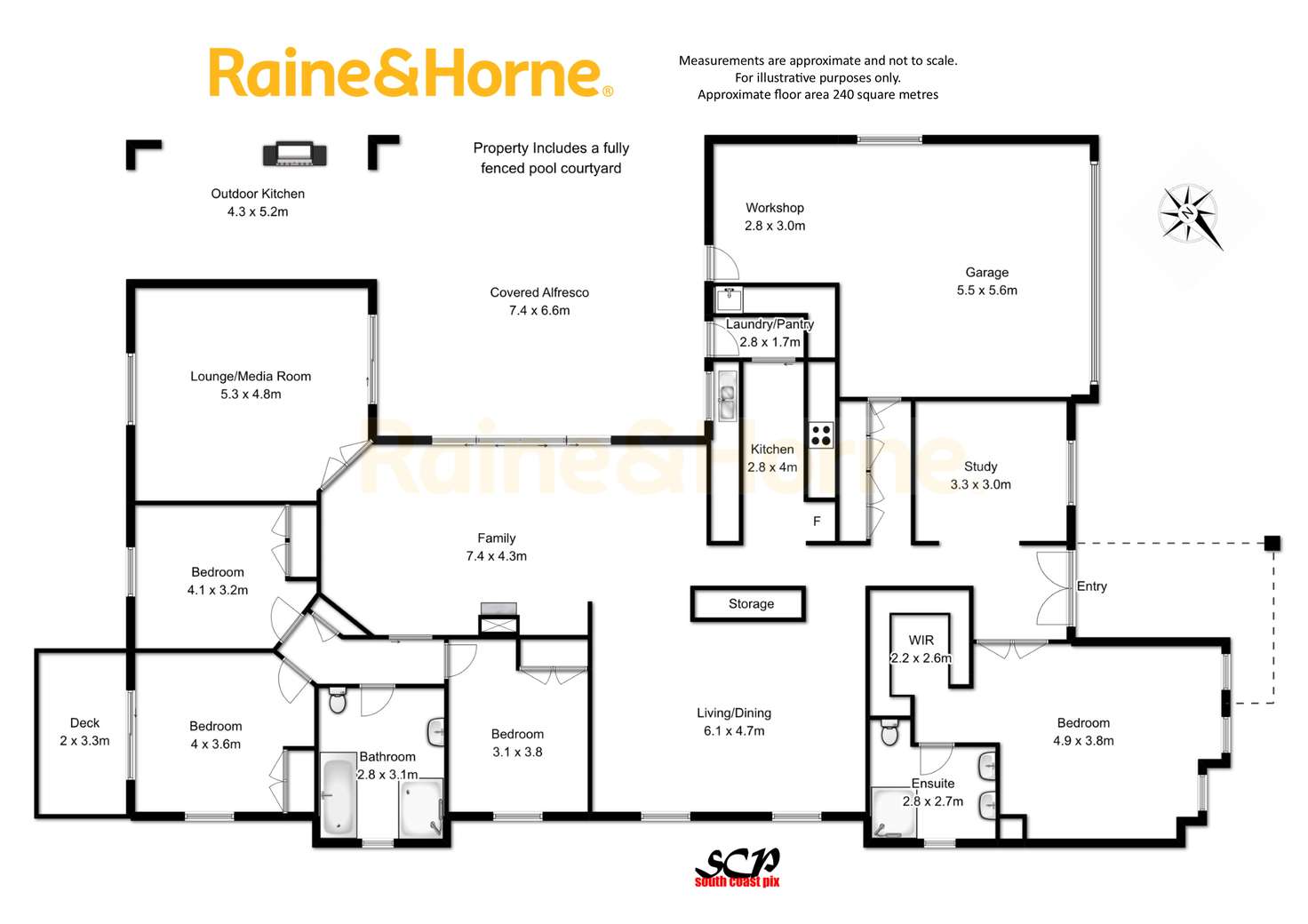Floorplan of Homely house listing, 8 Brushbox Place, Batehaven NSW 2536