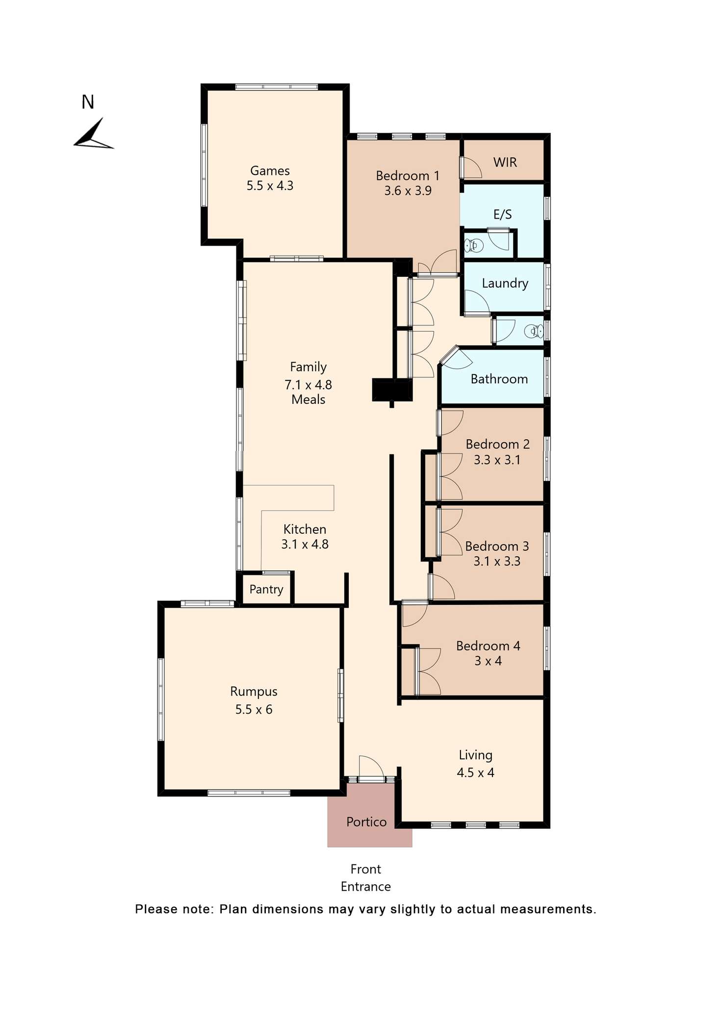 Floorplan of Homely house listing, 68 Callaghans Lane, Gordon VIC 3345