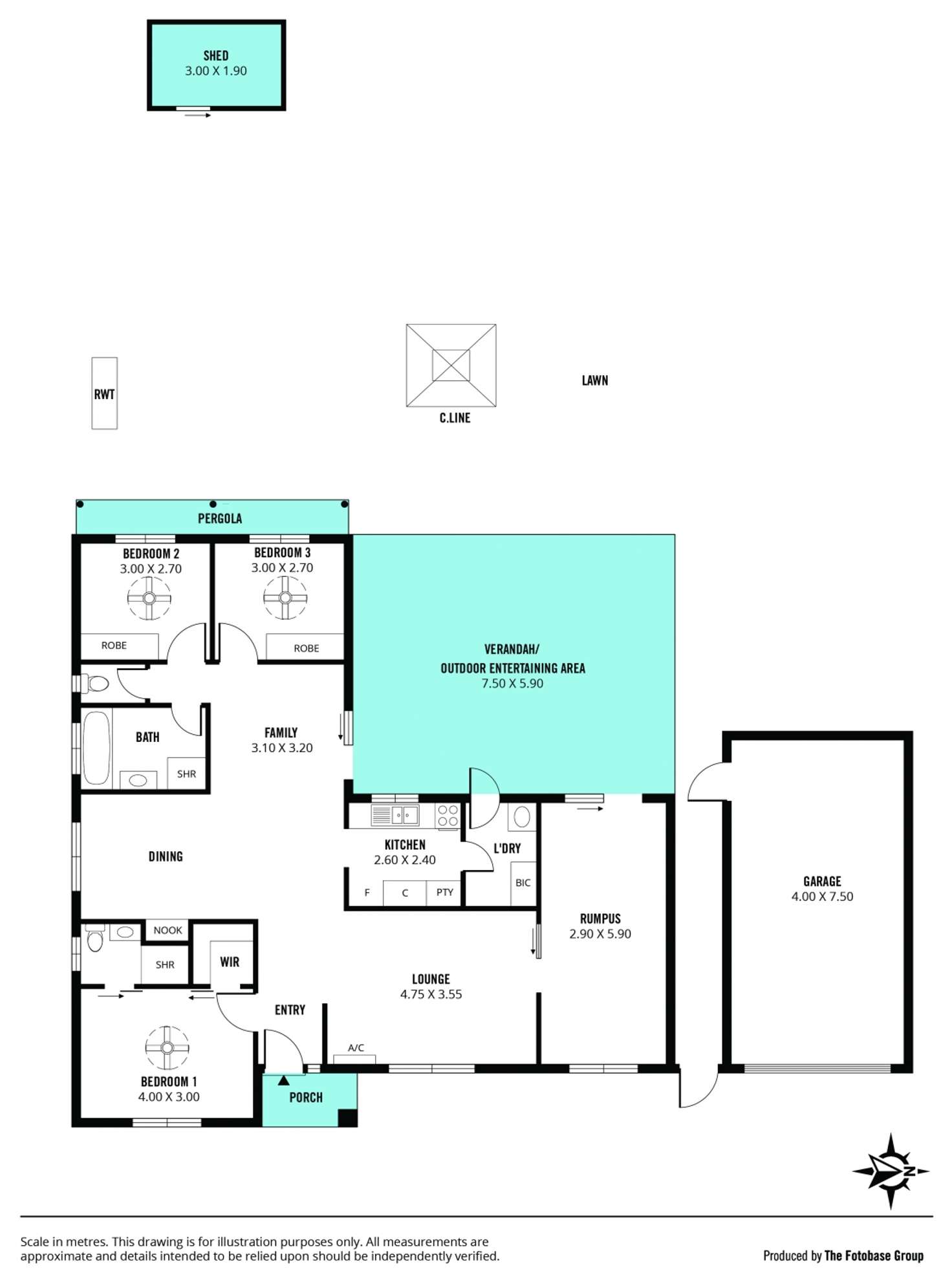 Floorplan of Homely house listing, 1 Kimber Street, Aldinga Beach SA 5173