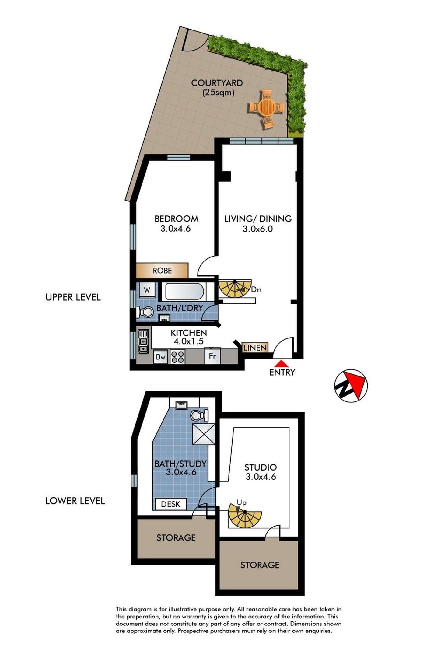 Floorplan of Homely apartment listing, 2/15 Furber Road, Centennial Park NSW 2021