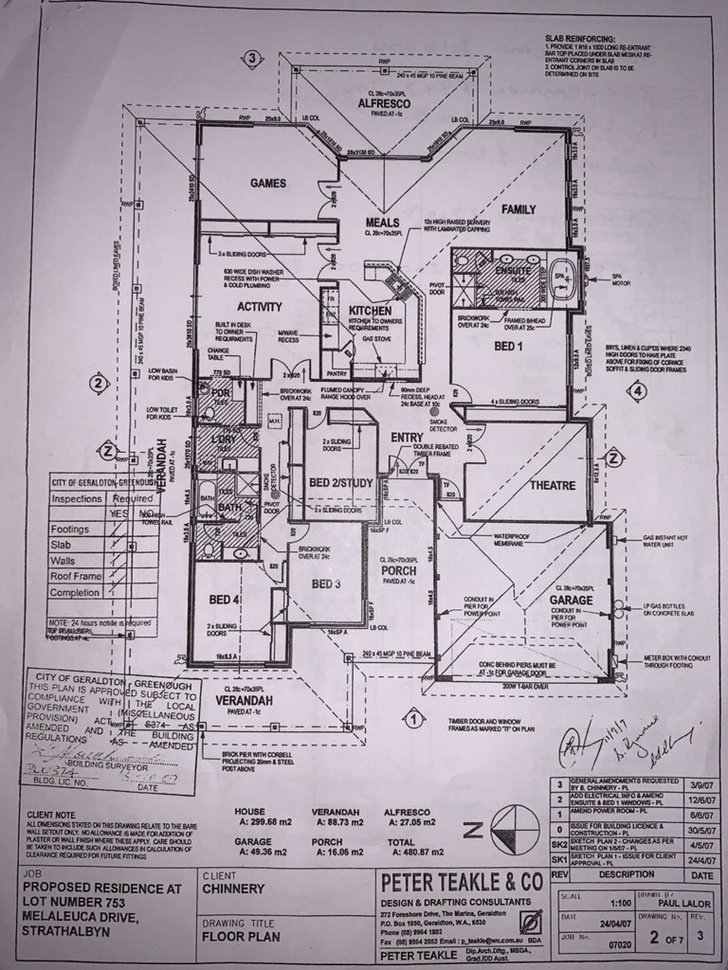 Floorplan of Homely house listing, 33 Melaleuca Drive, Woorree WA 6530