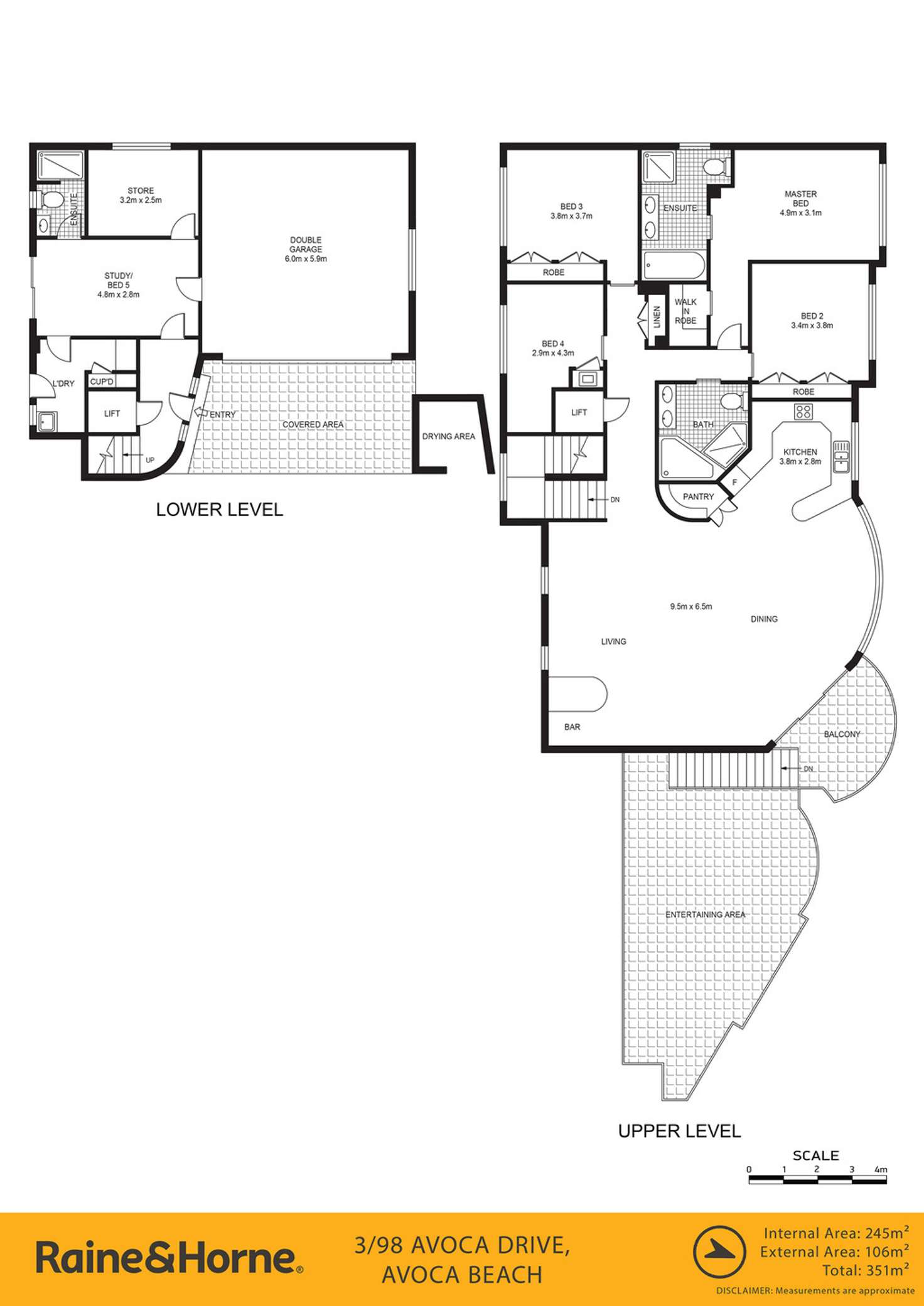 Floorplan of Homely unit listing, 3/98 Avoca Drive, Avoca Beach NSW 2251