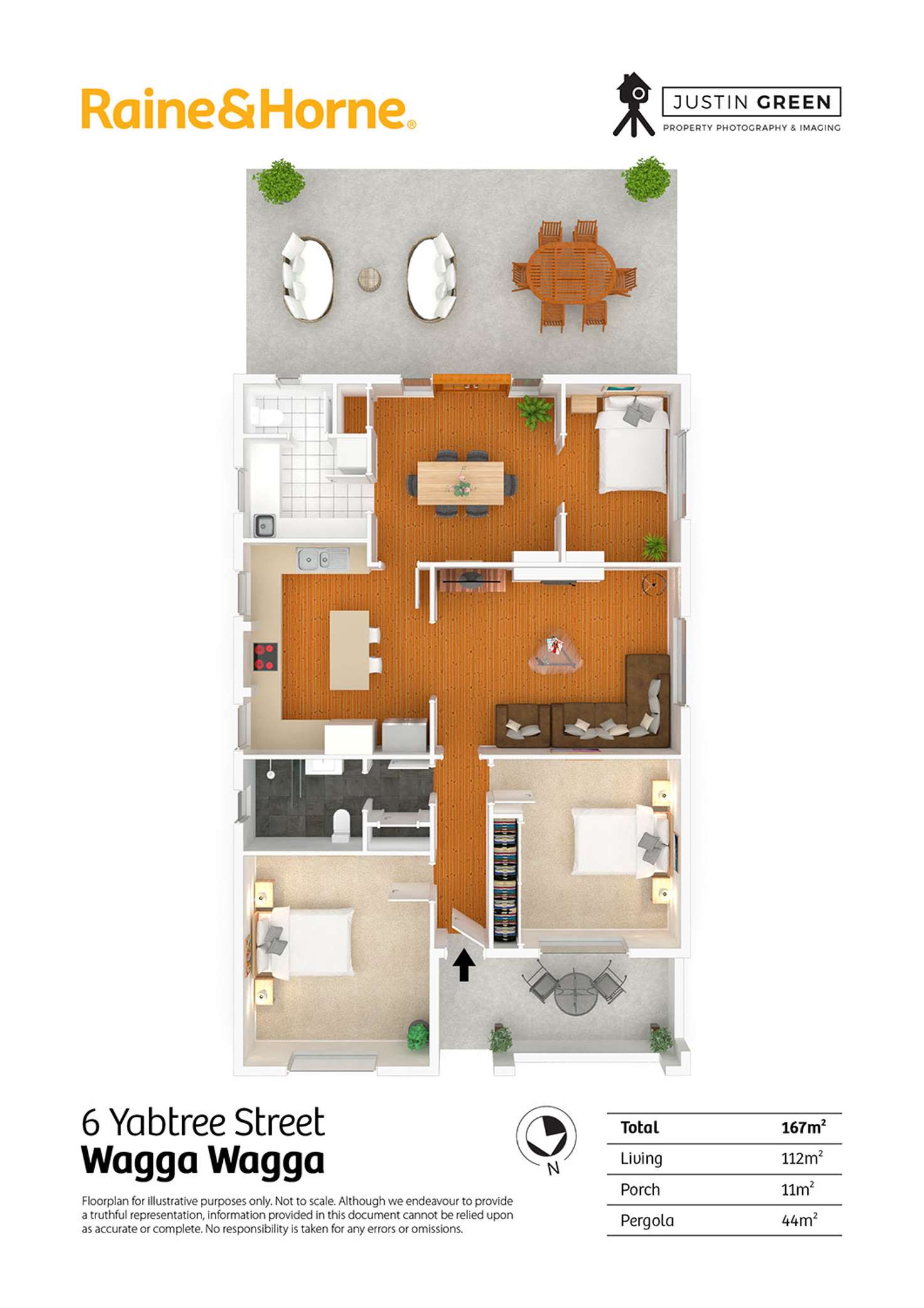 Floorplan of Homely house listing, 6 Yabtree Street, Wagga Wagga NSW 2650