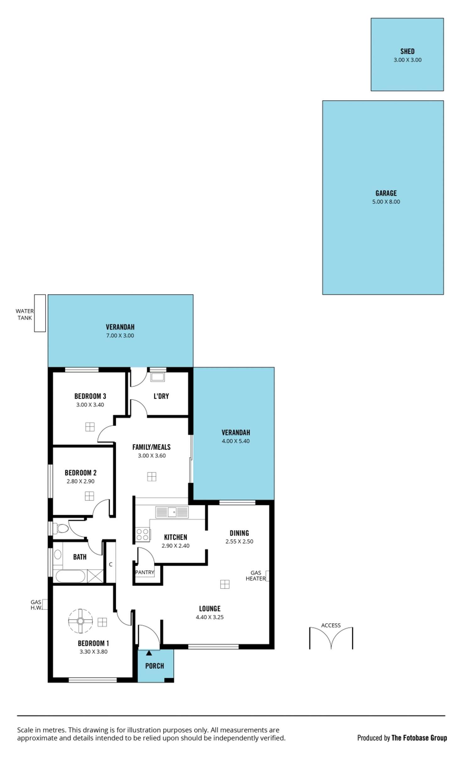 Floorplan of Homely house listing, 3 Grace Court, Morphett Vale SA 5162