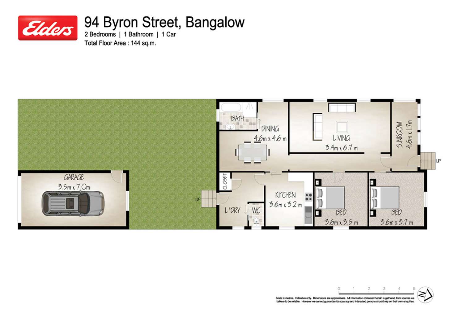 Floorplan of Homely house listing, 94 Byron Street, Bangalow NSW 2479